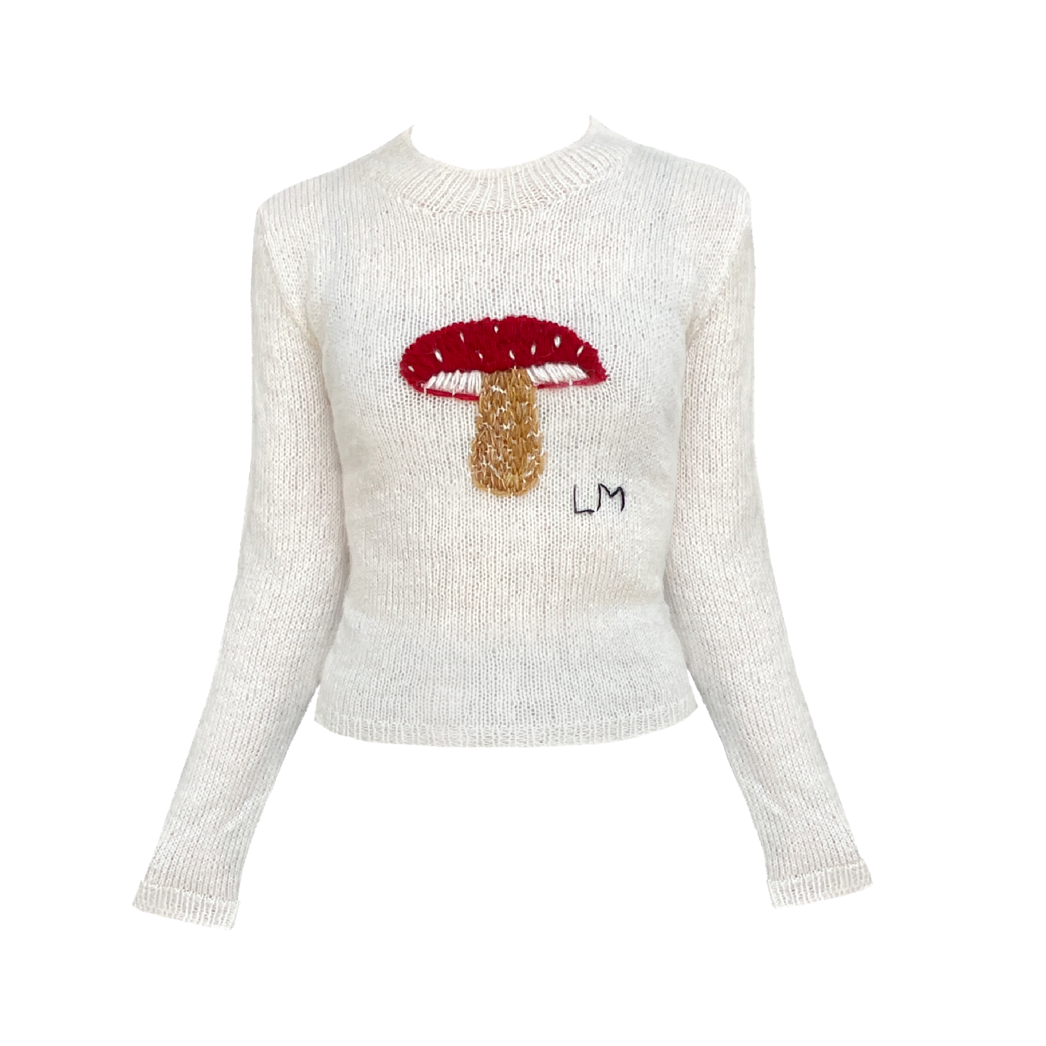 Mushroom Mohair Sweater