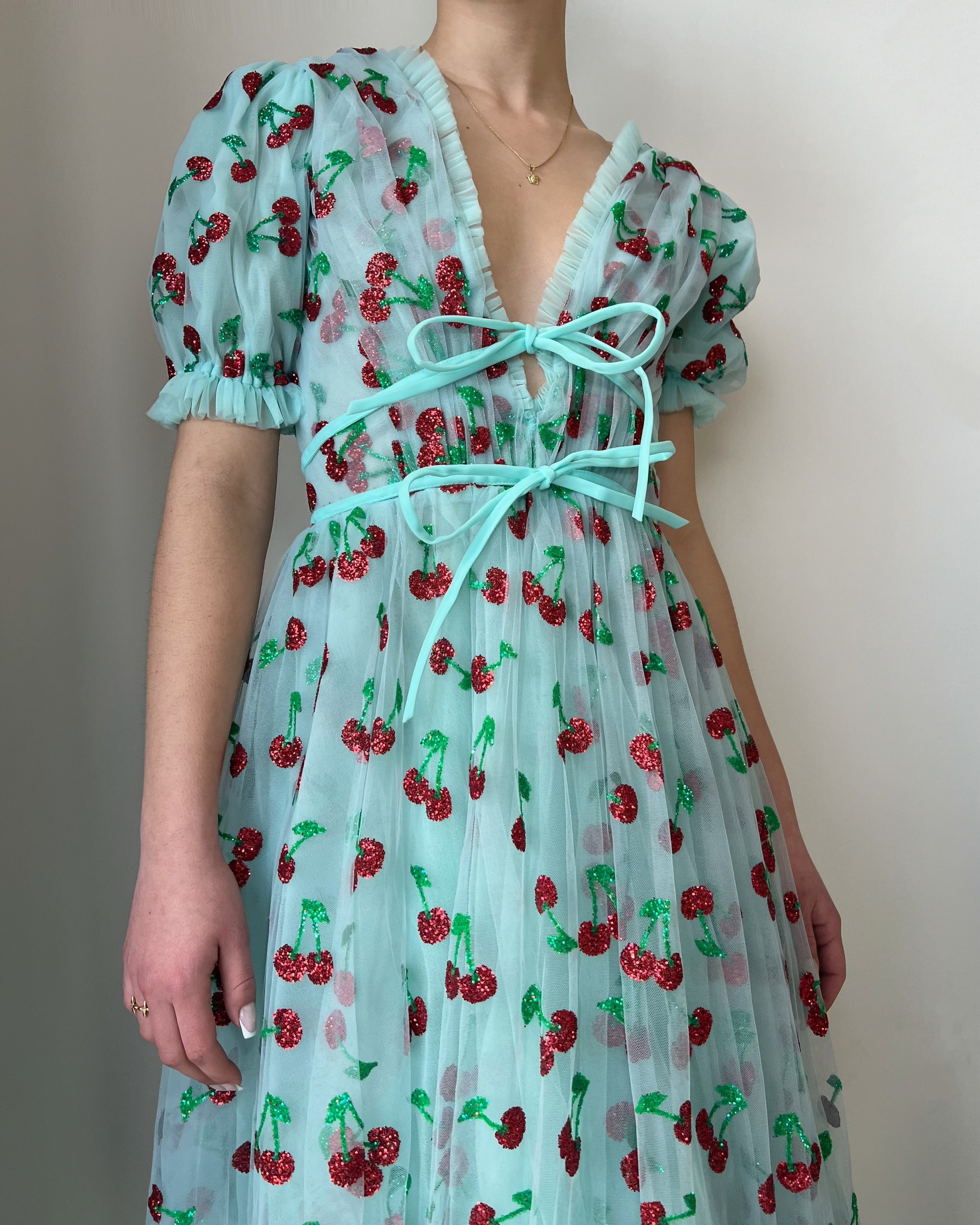Cherry Midi Dress