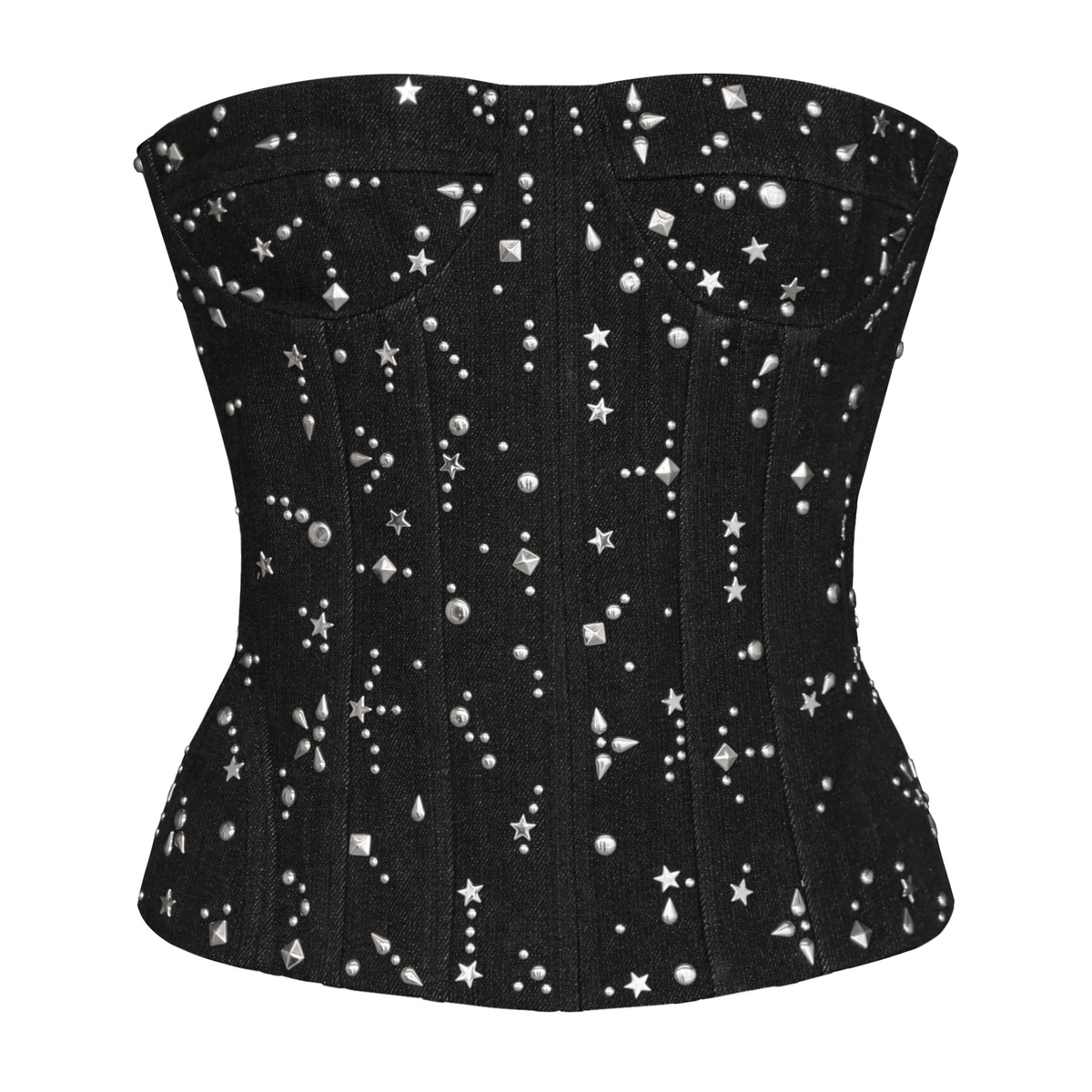 Silver Celestial Corset