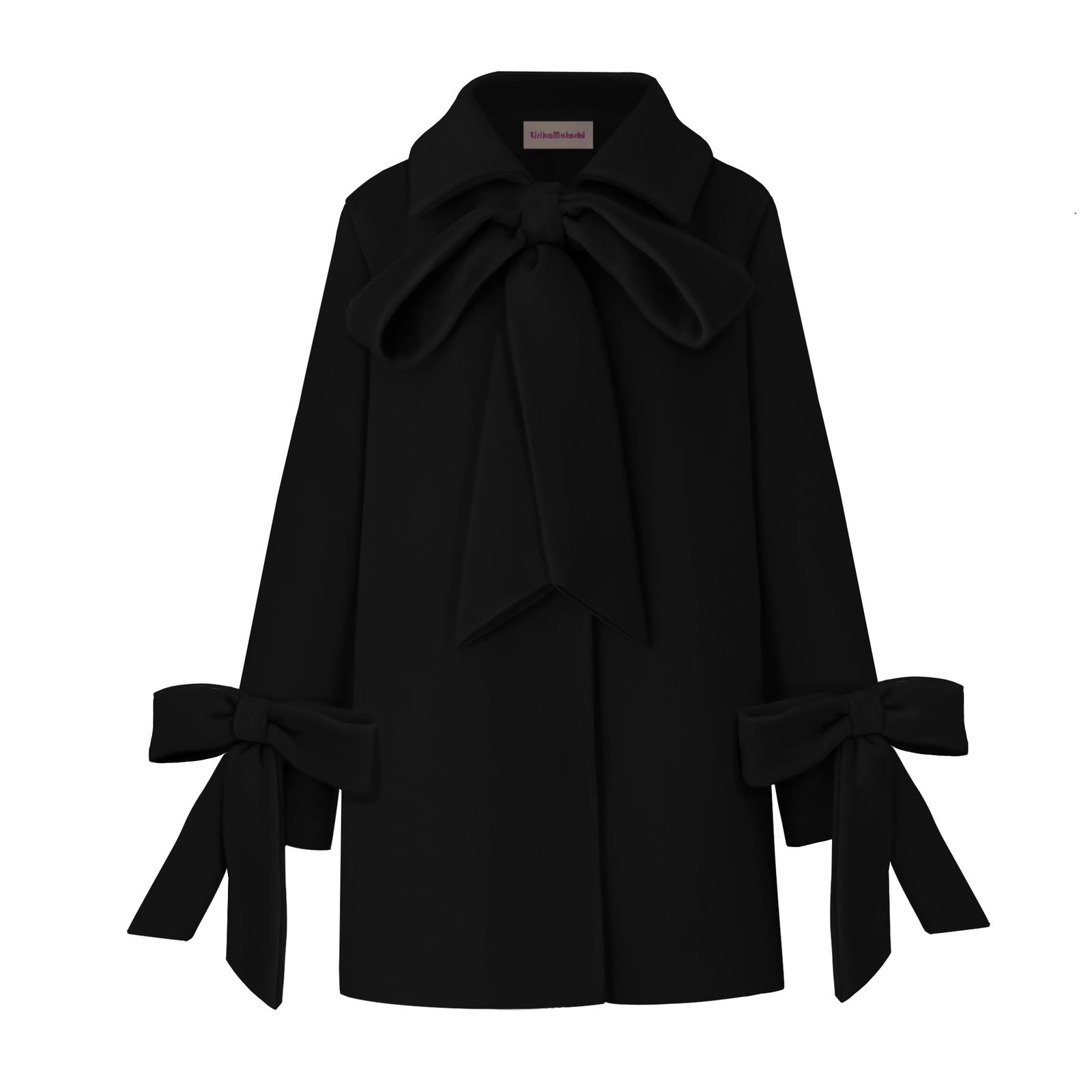 Black Bow Coat