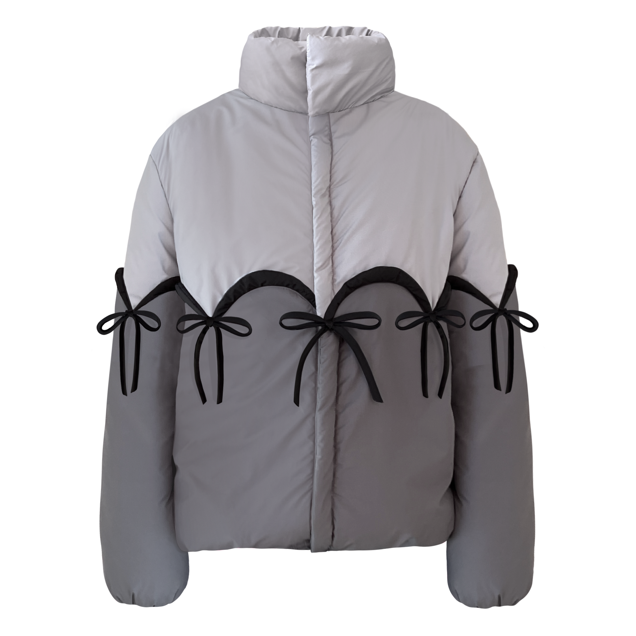 Chibi Grey Puffer Jacket