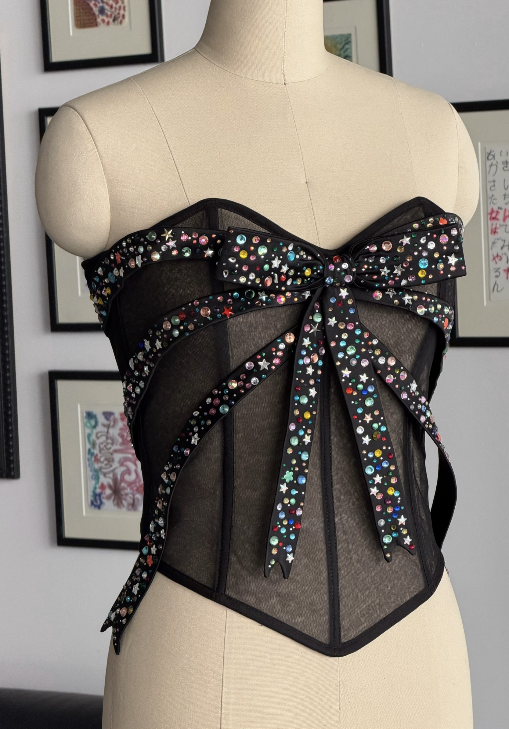 Gemstone Bow Corset