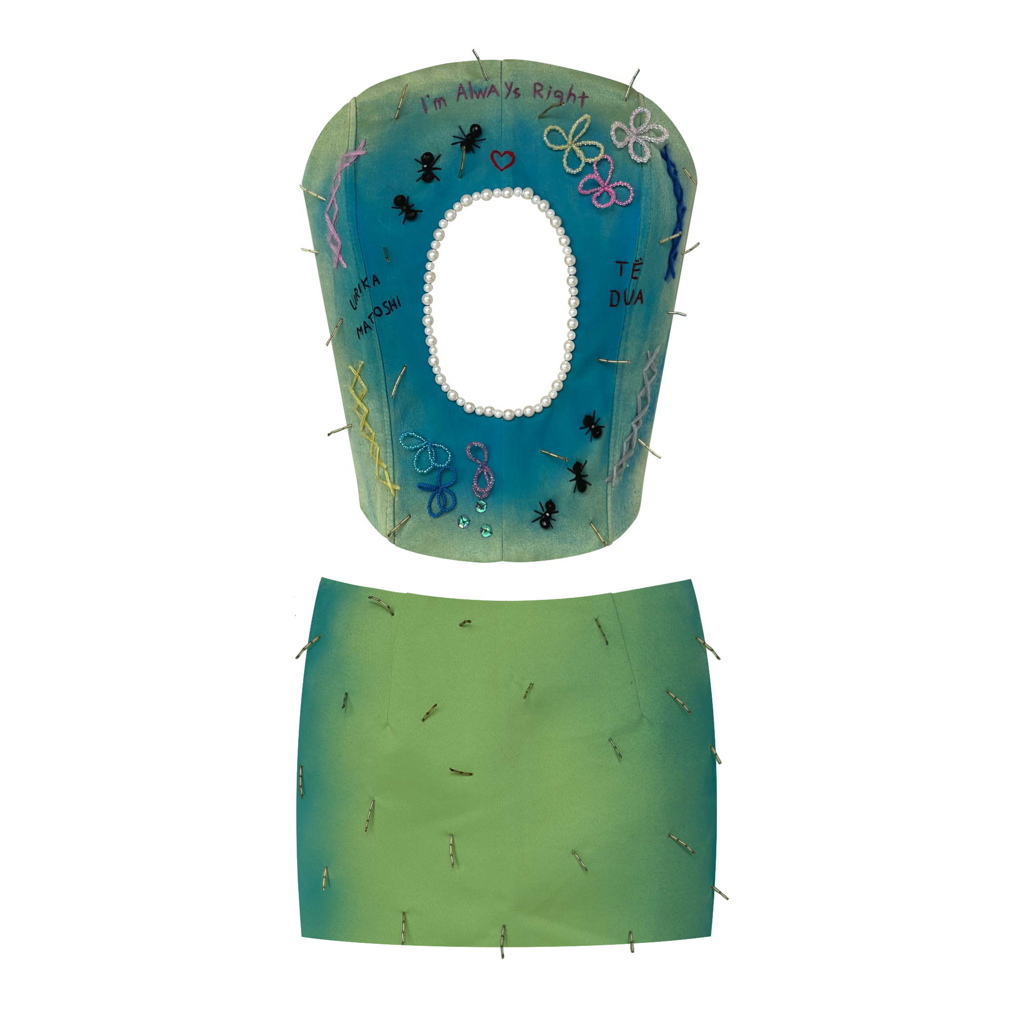 I'm Always Right Top and Skirt