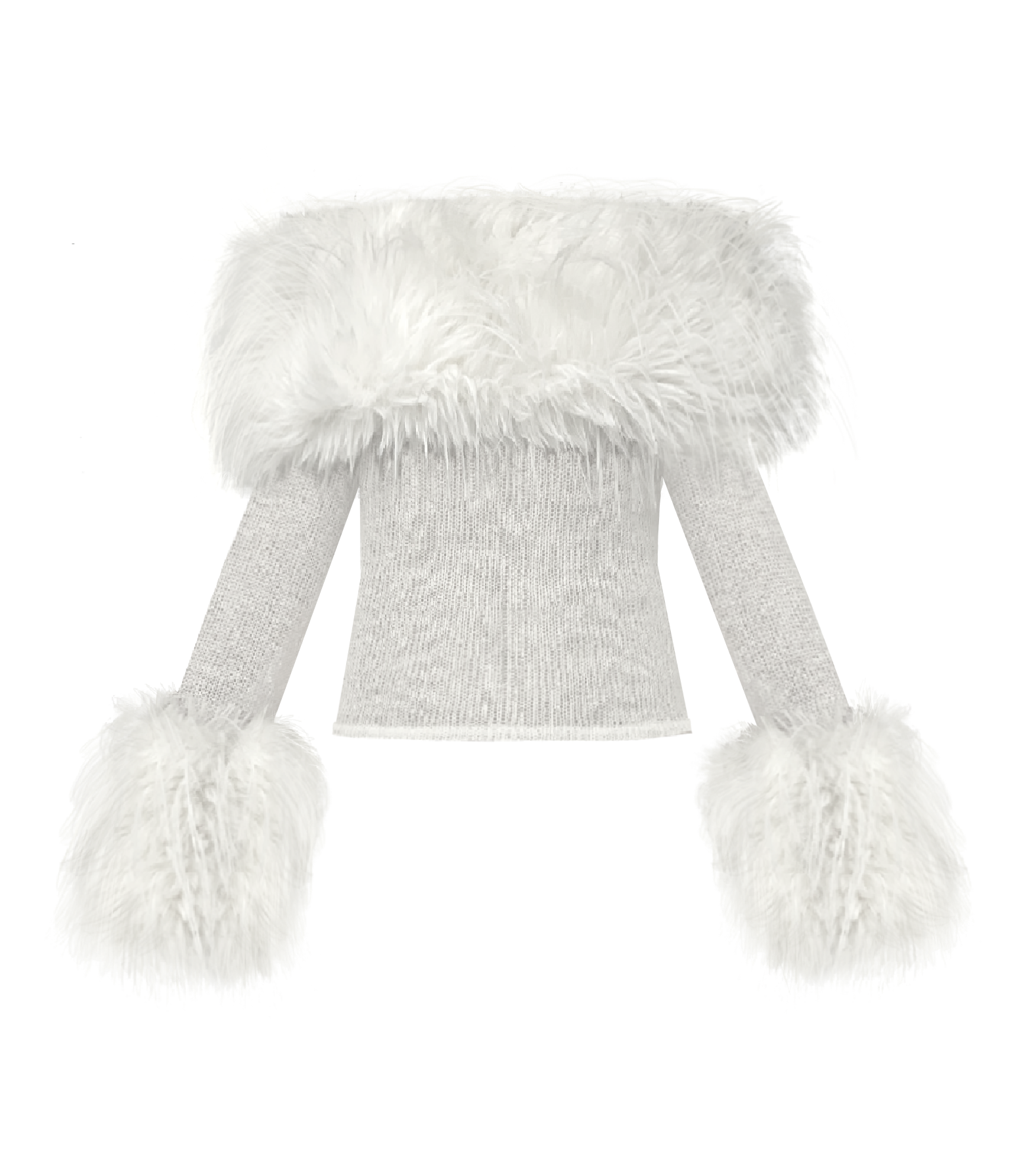 White Fur Top White Fur Top