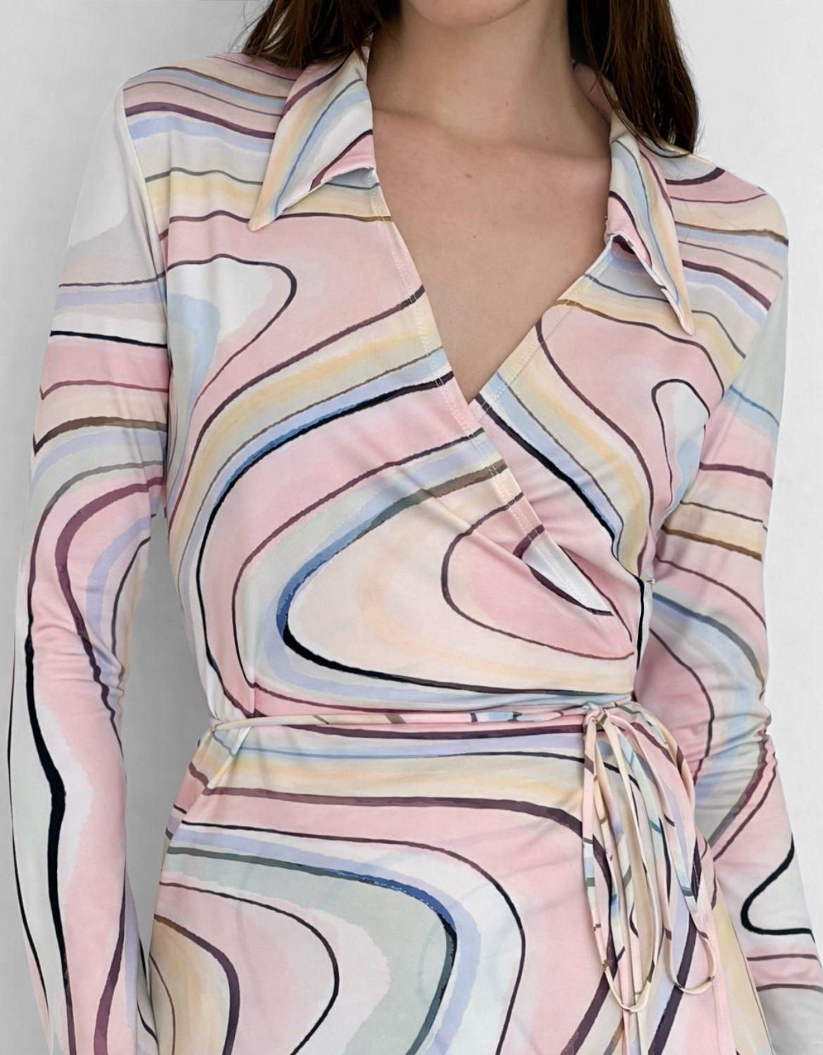 Swirl Wrap Dress