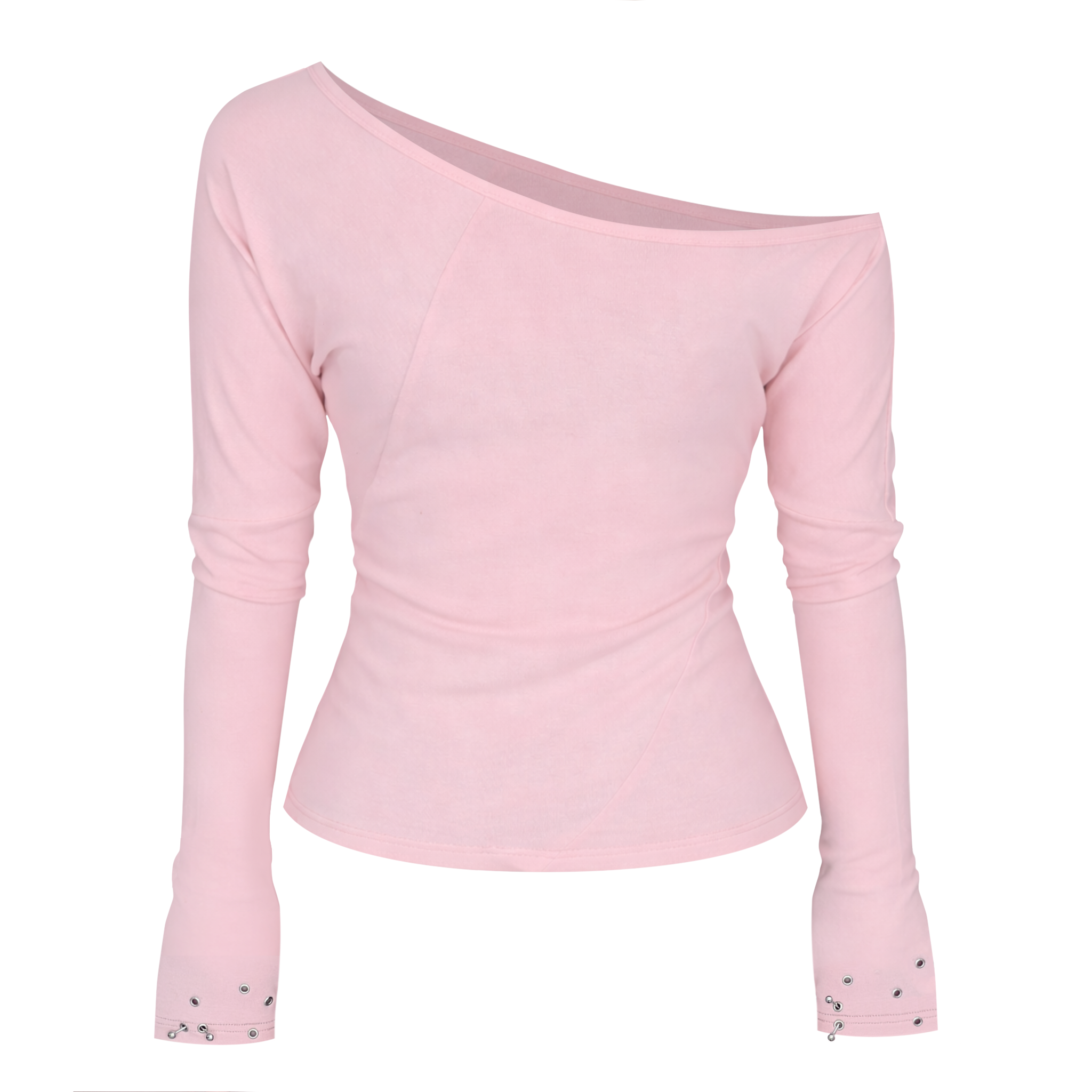 Pink Off-Shoulder Top