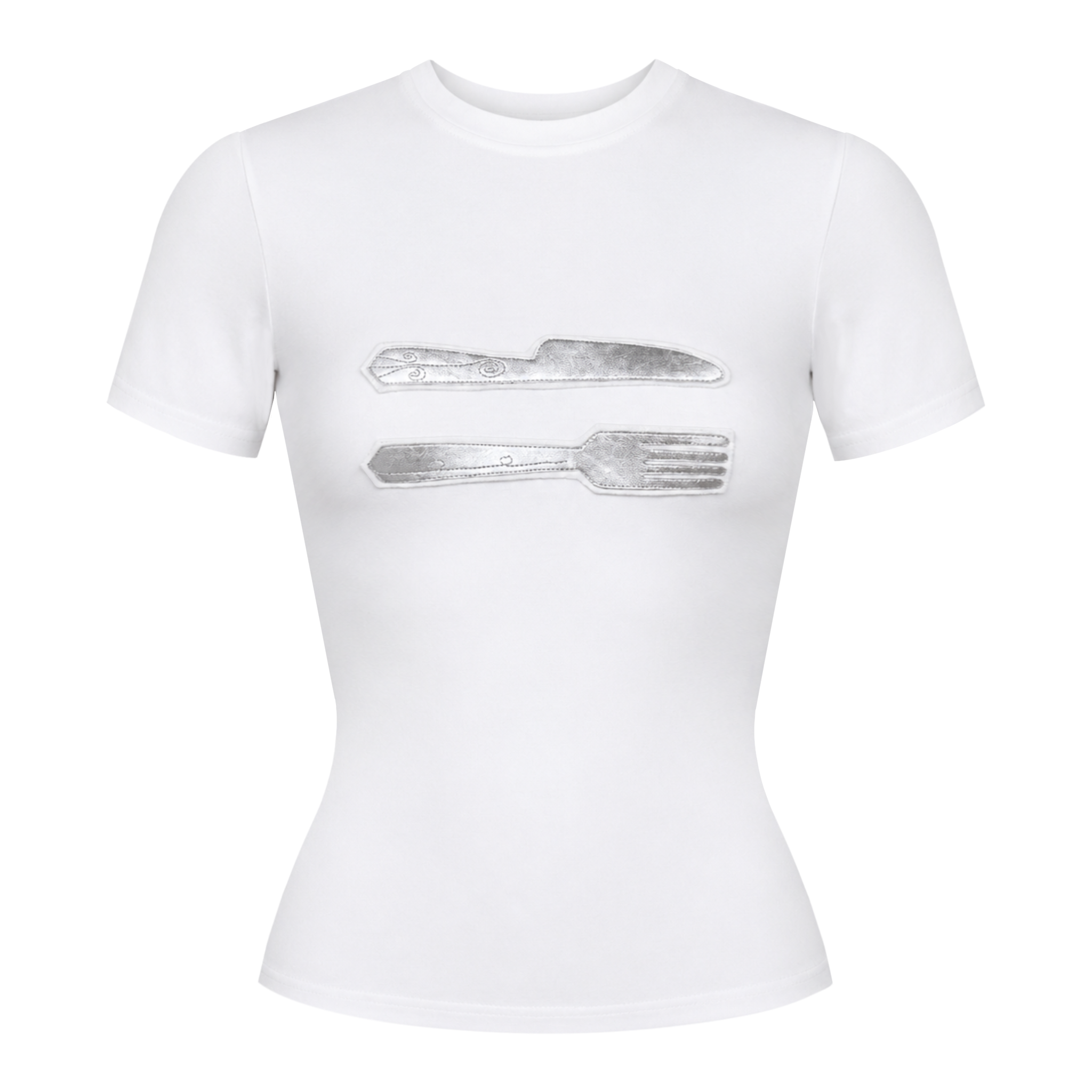 White Knife & Fork T-Shirt