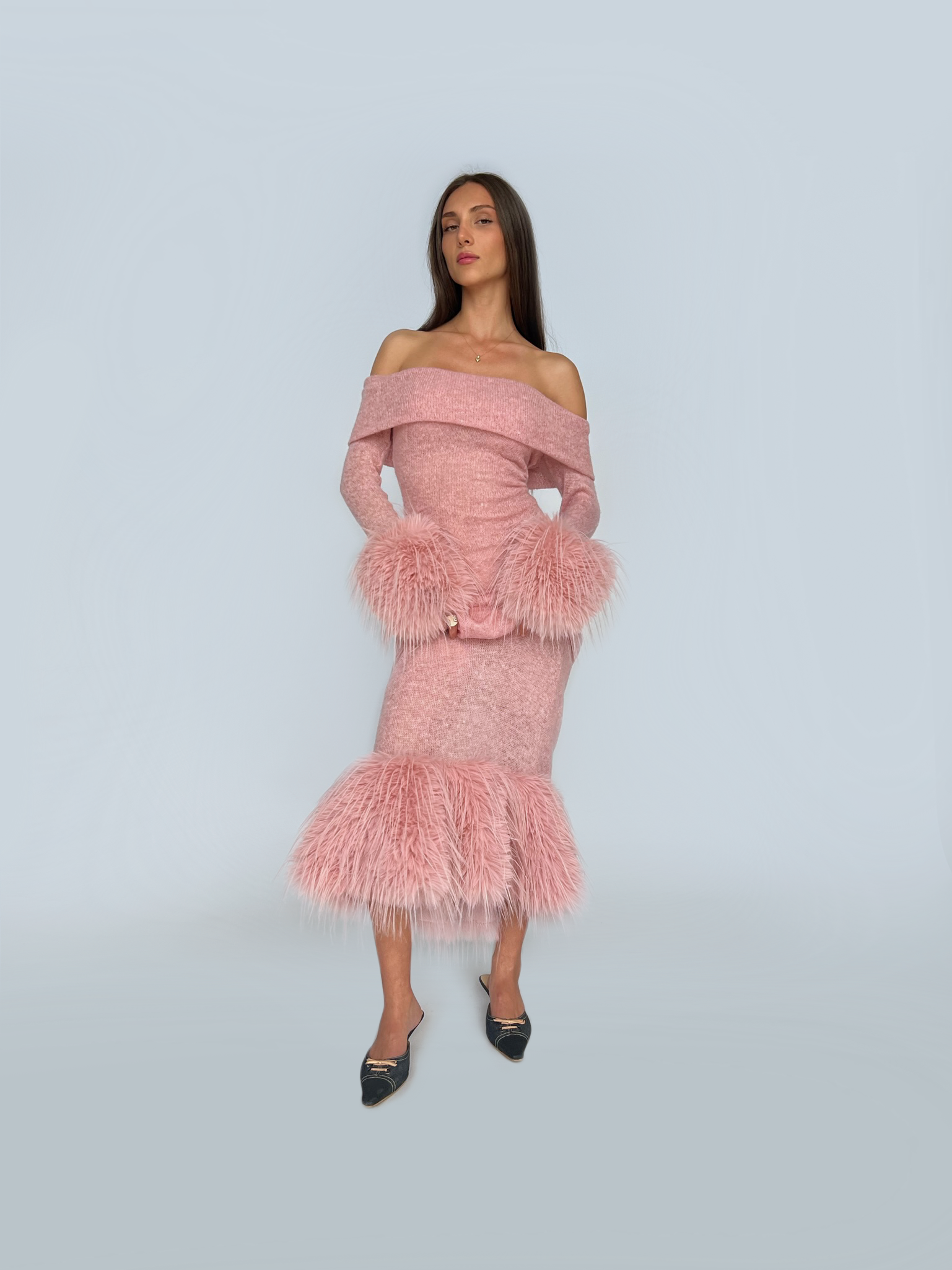 Pink Fur Top – Lirika Matoshi