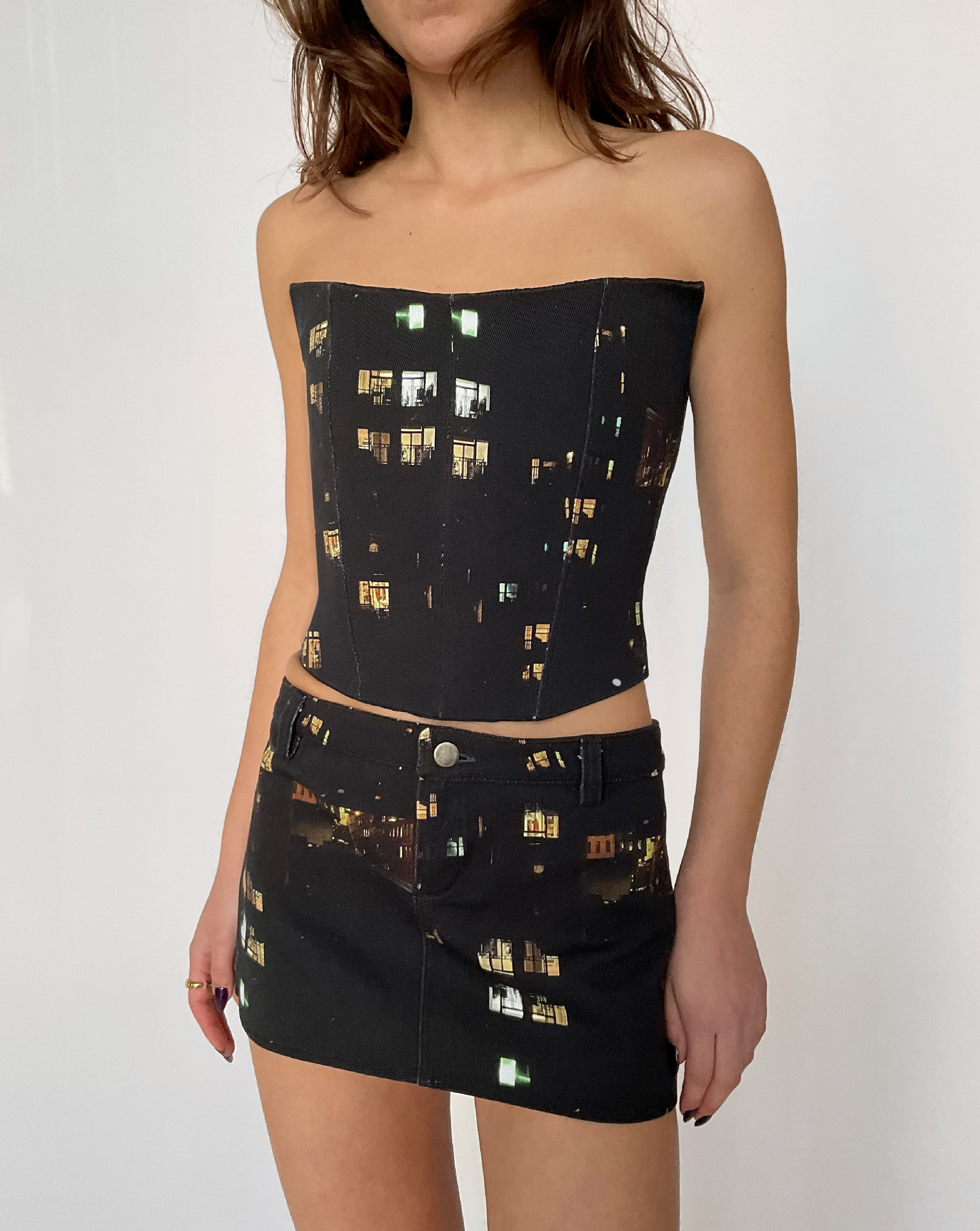 City Corset and Skirt