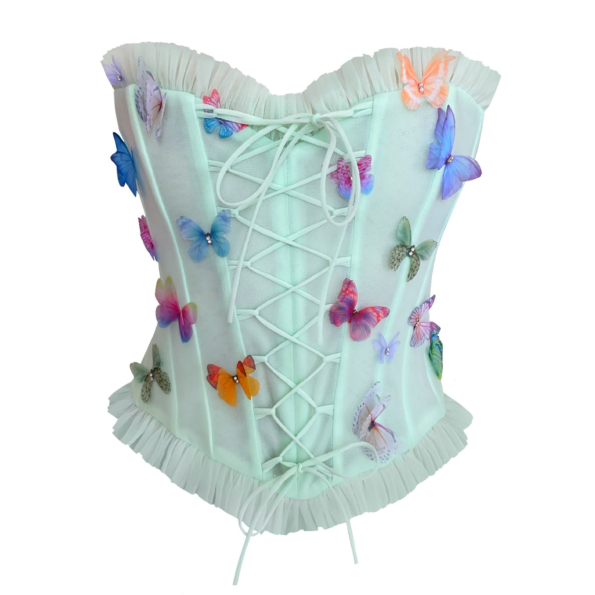  LissKiss Soft Cotton With Lace Trim, Butterfly