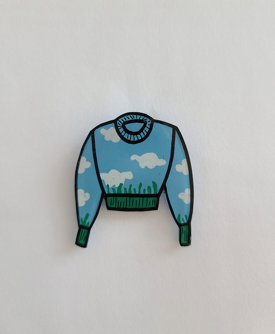 Cloud Sweater Pin