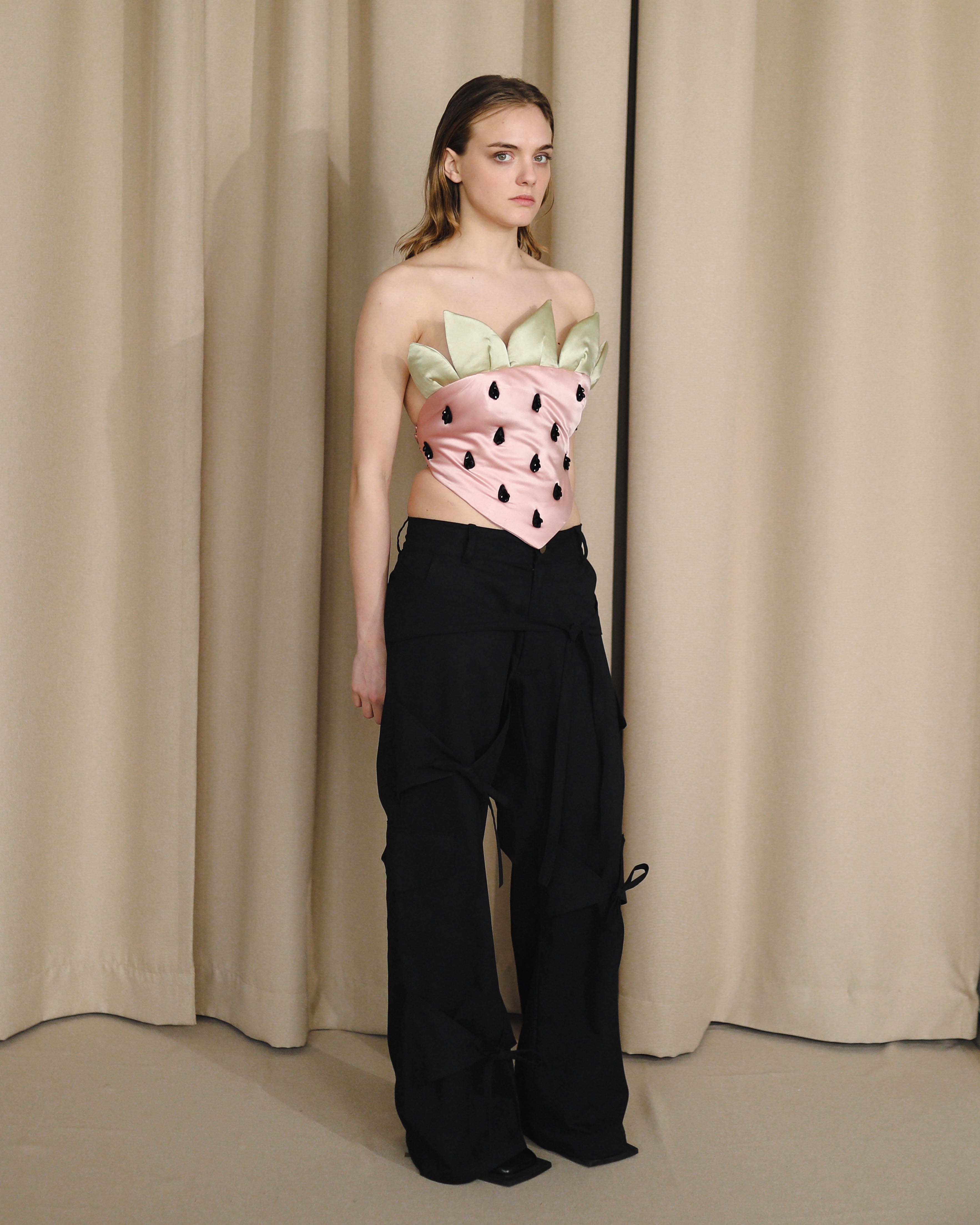 Pastel Berry Silk Top