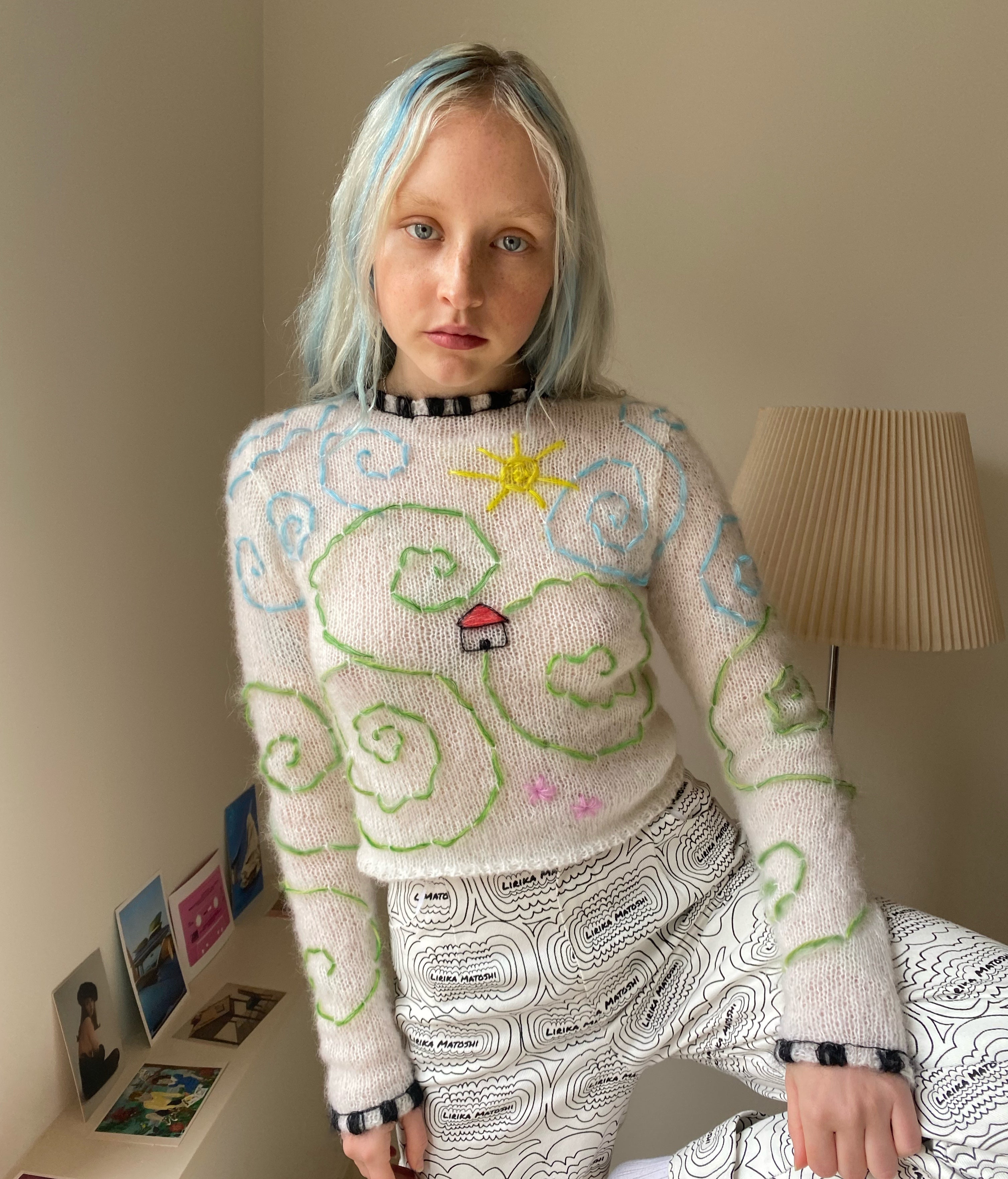 Landscape Mohair Sweater