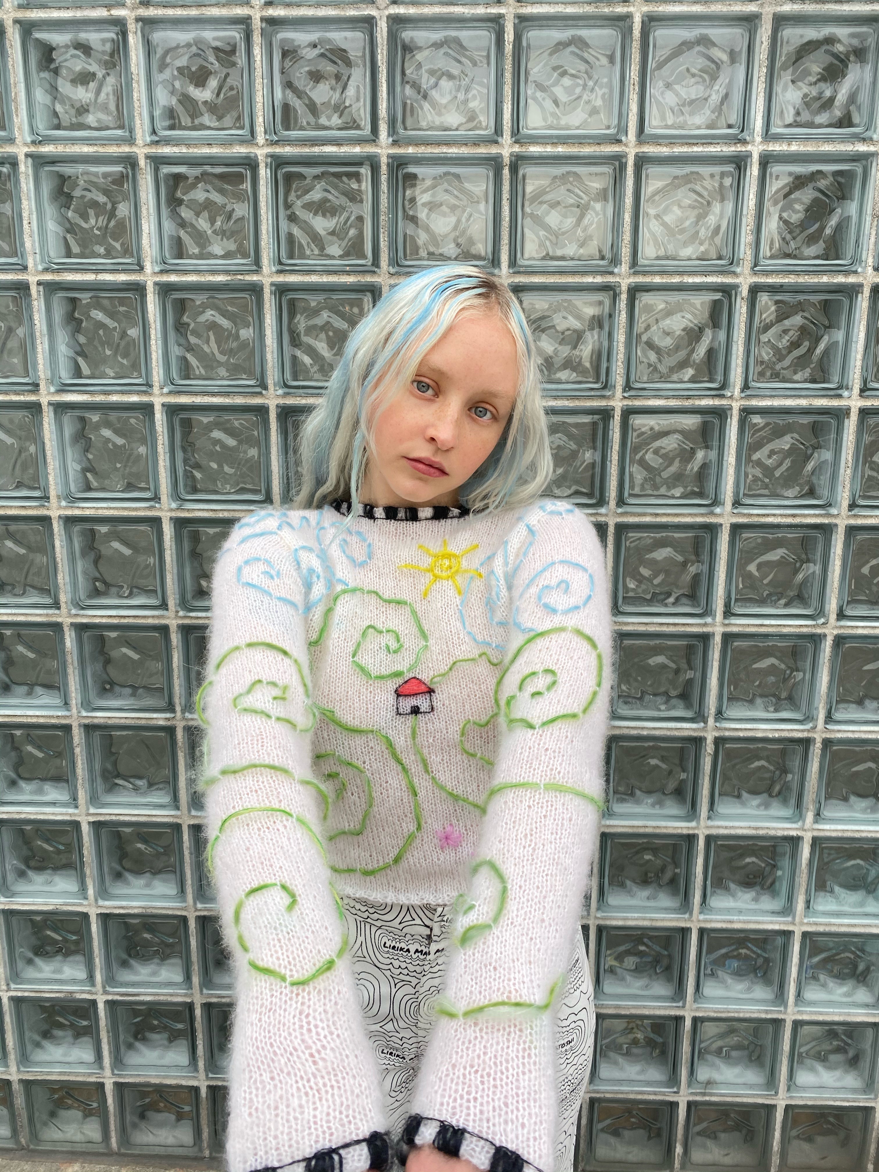 Landscape Mohair Sweater