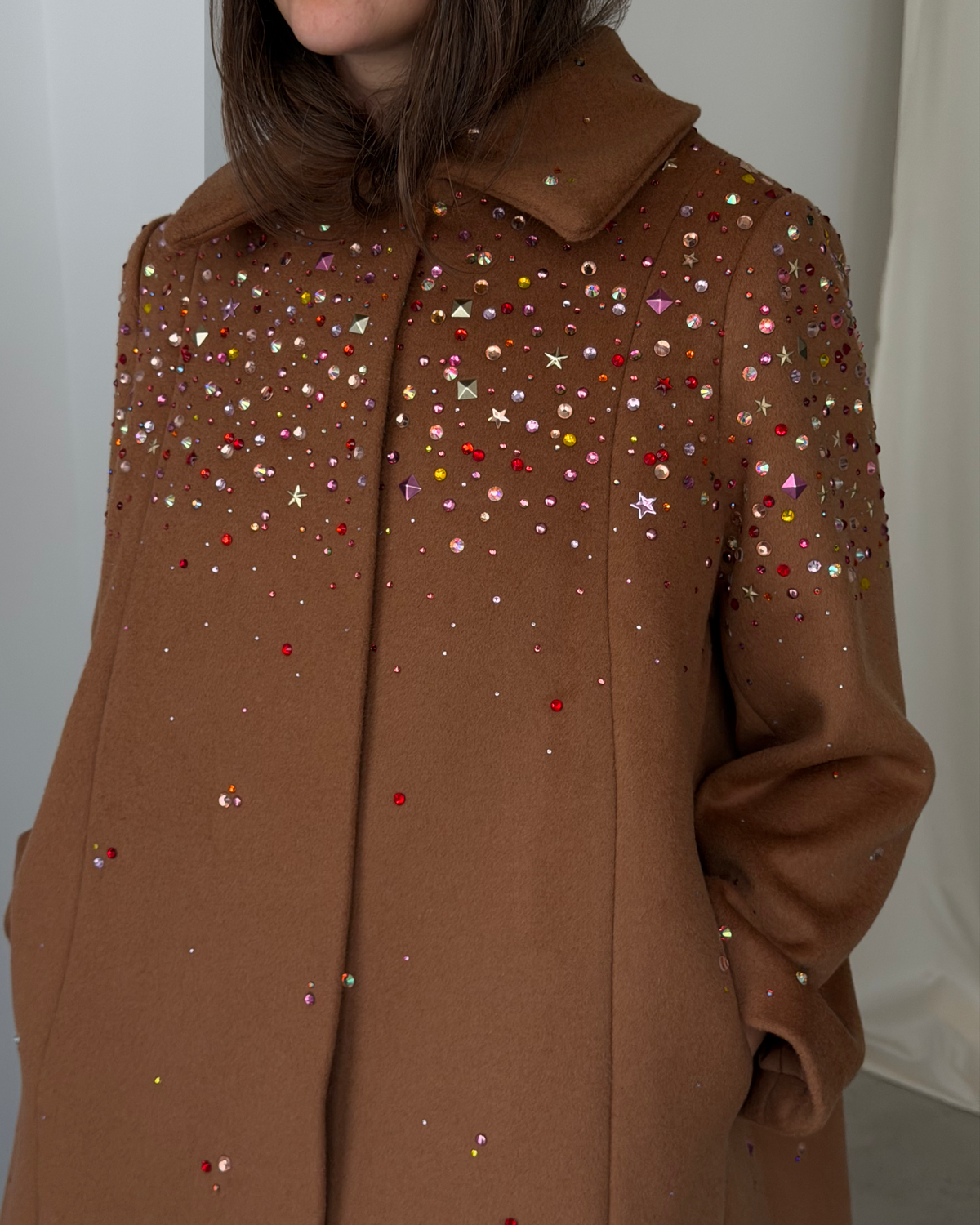 Gemstone Coat Brown