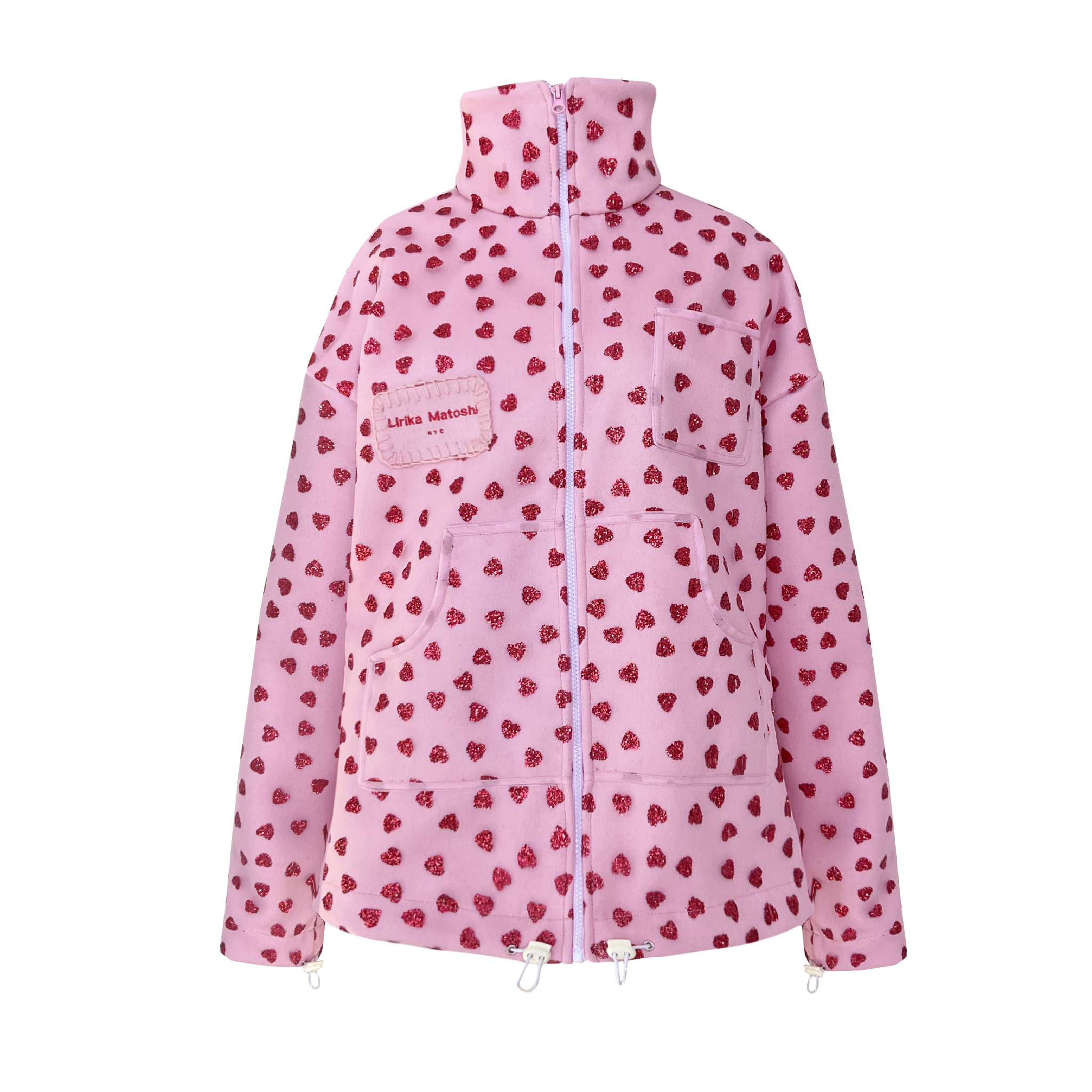 Pink wool hearty jacket