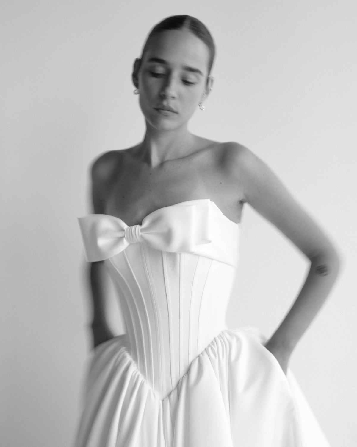 Moon Bow Dress White Maxi