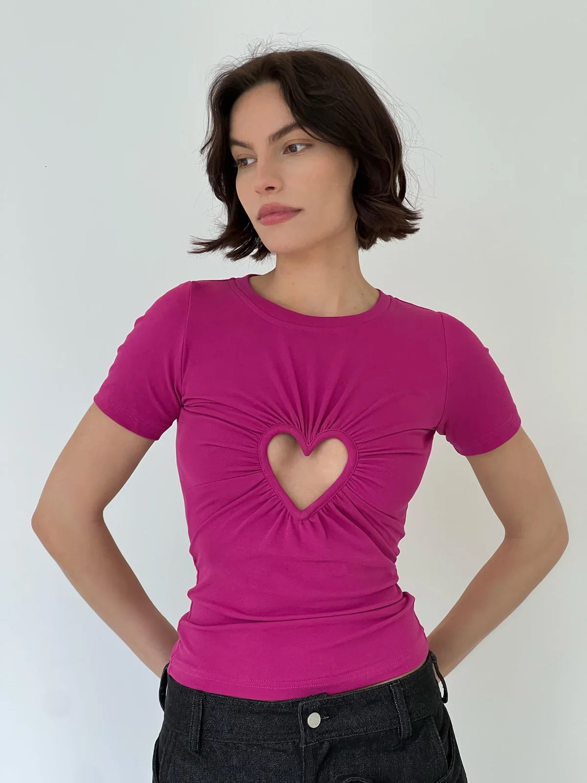Fuchsia Heart T-Shirt