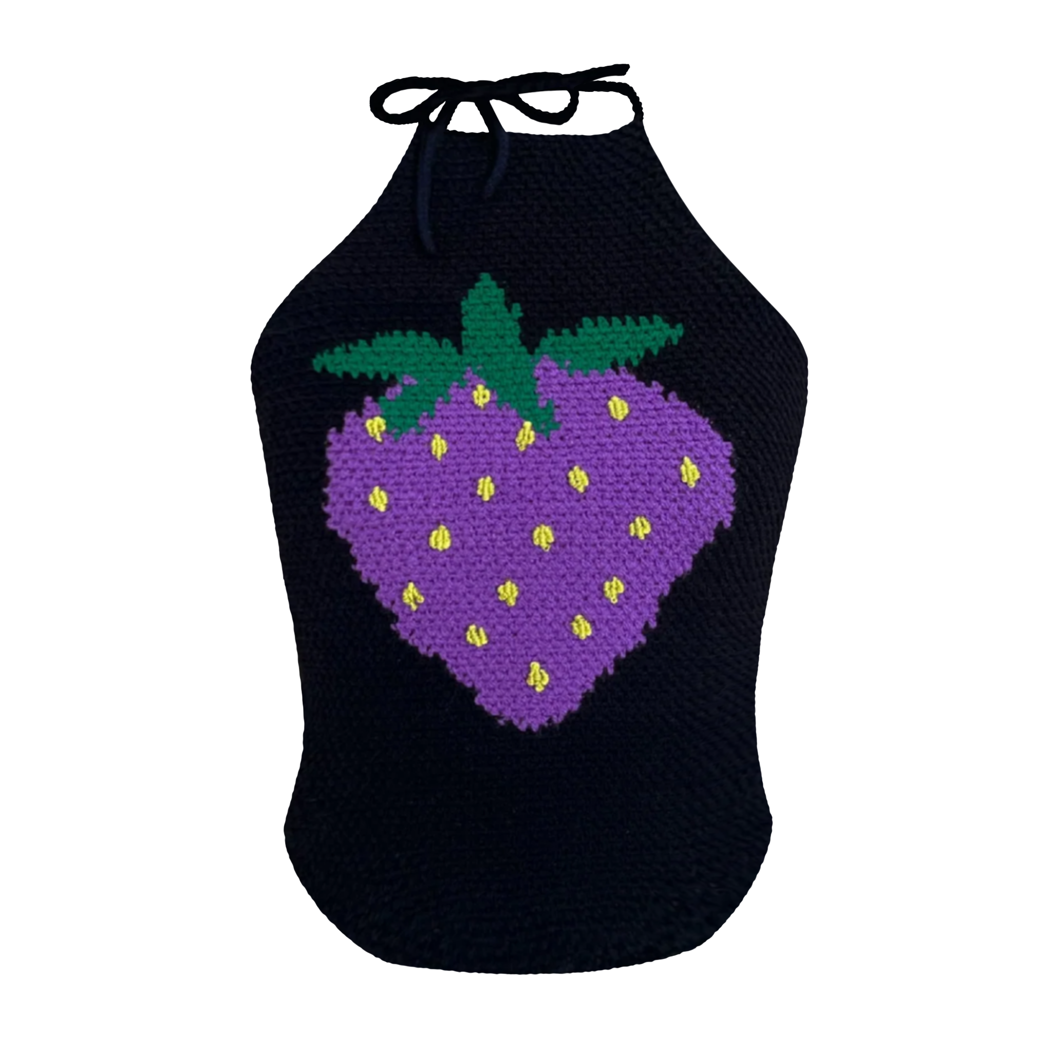 Strange Berry Crochet Top