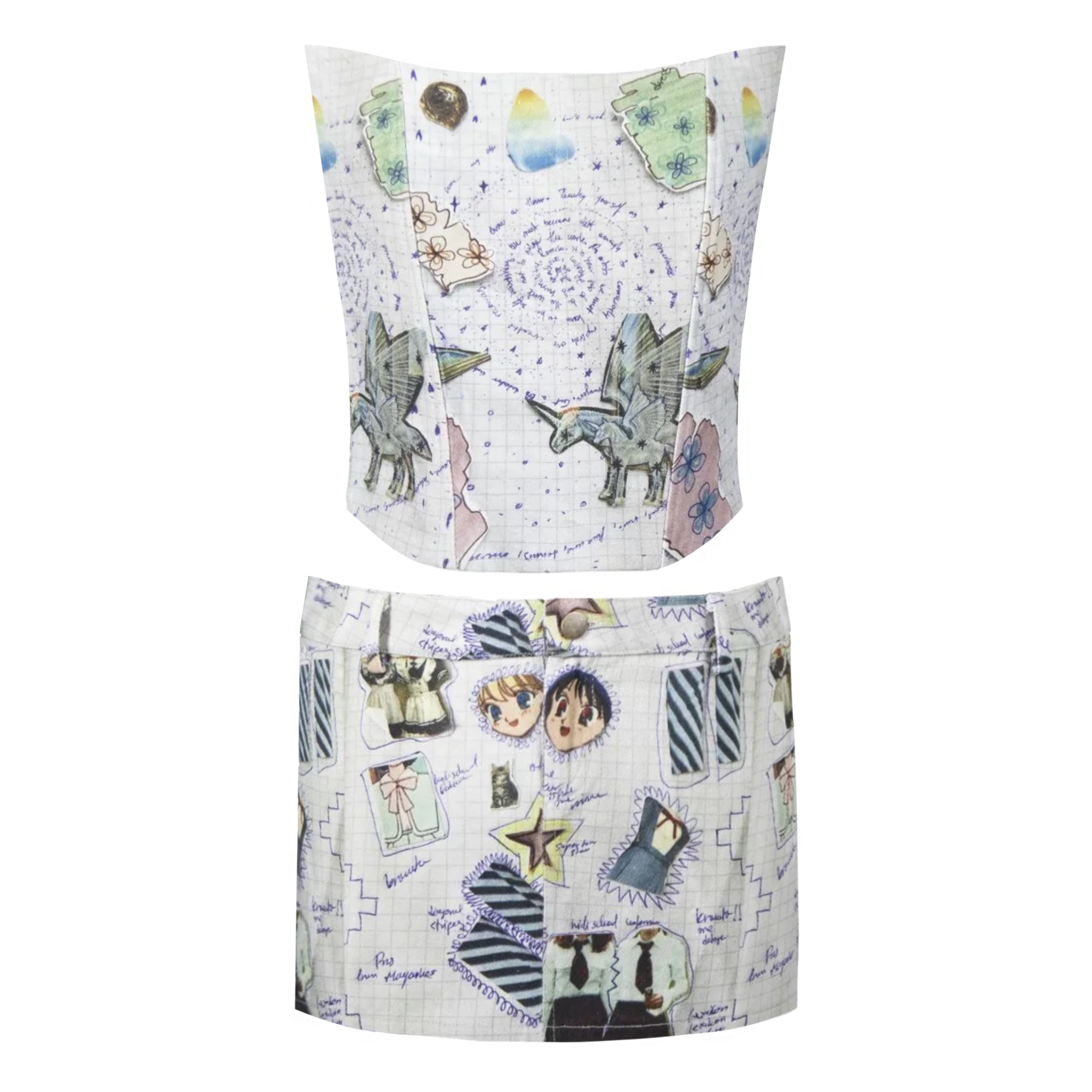 Journal Corset and Skirt