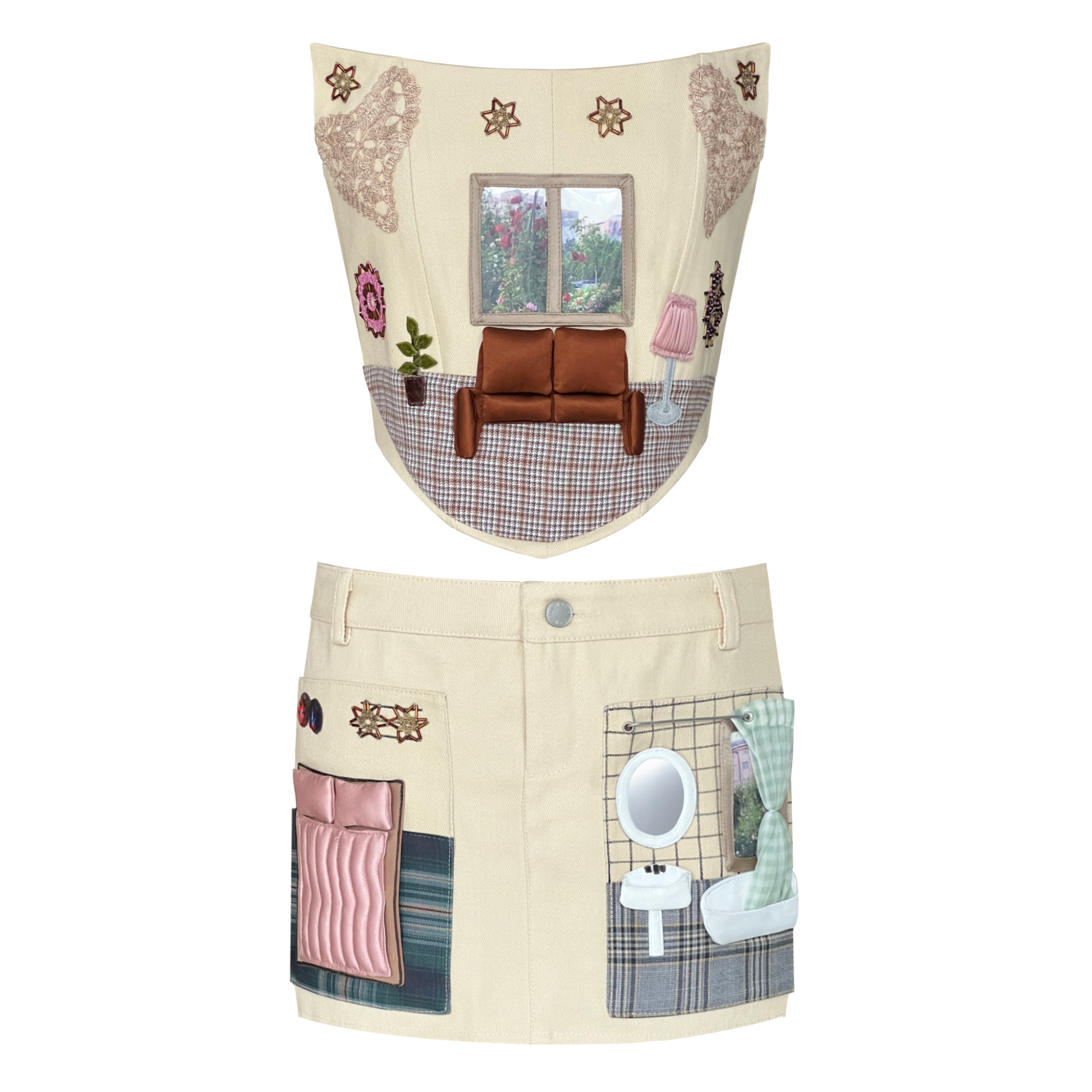 Apartment Corset & Skirt