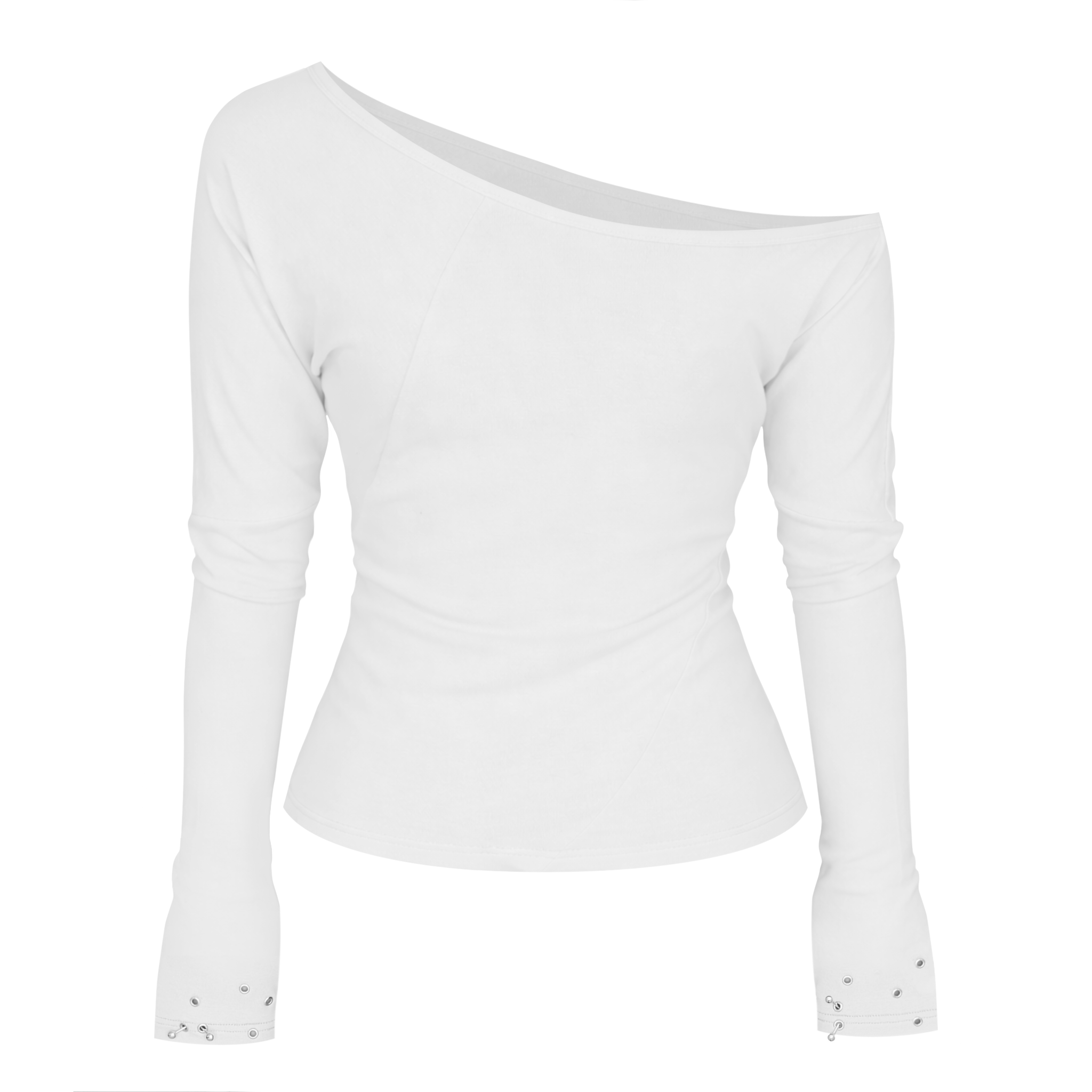 White Off-Shoulder Top