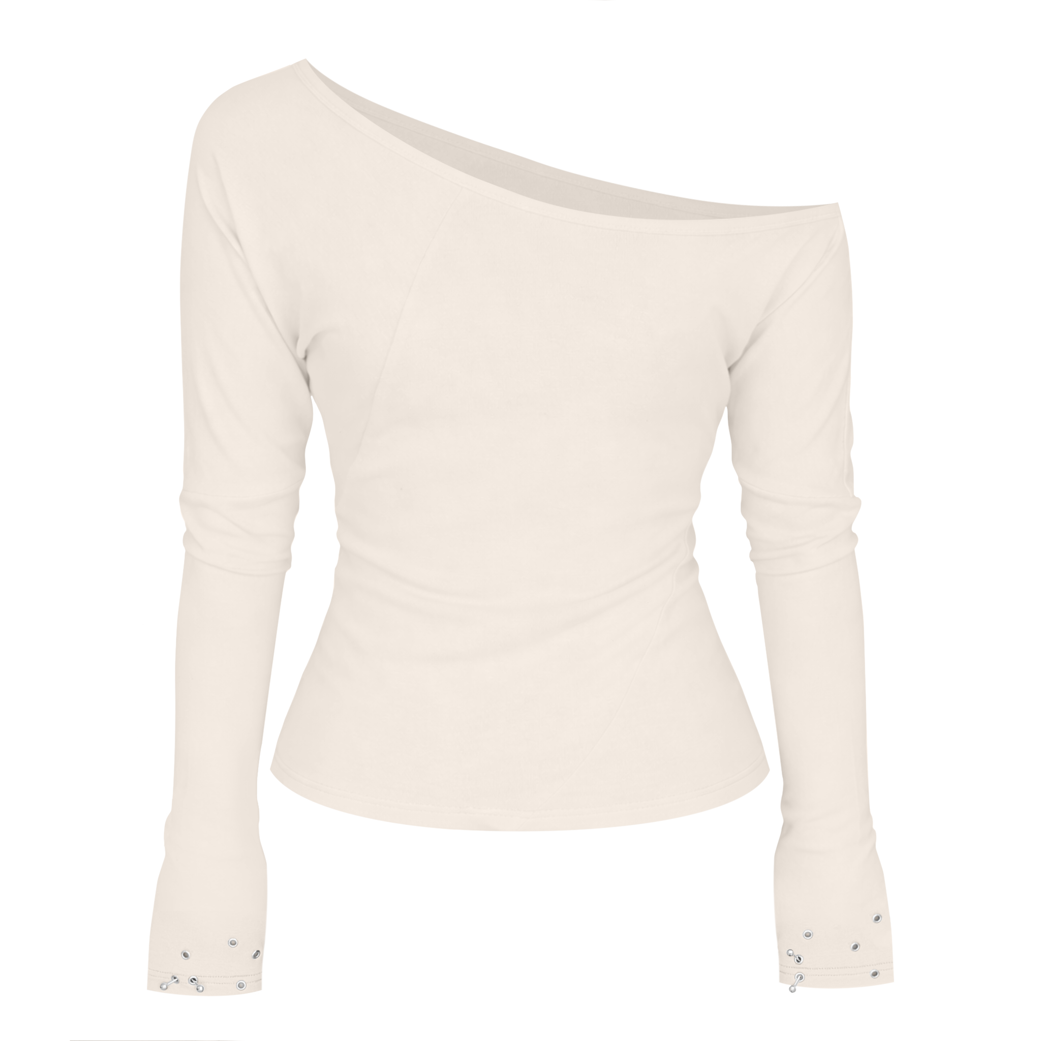 Cream Off-Shoulder Top