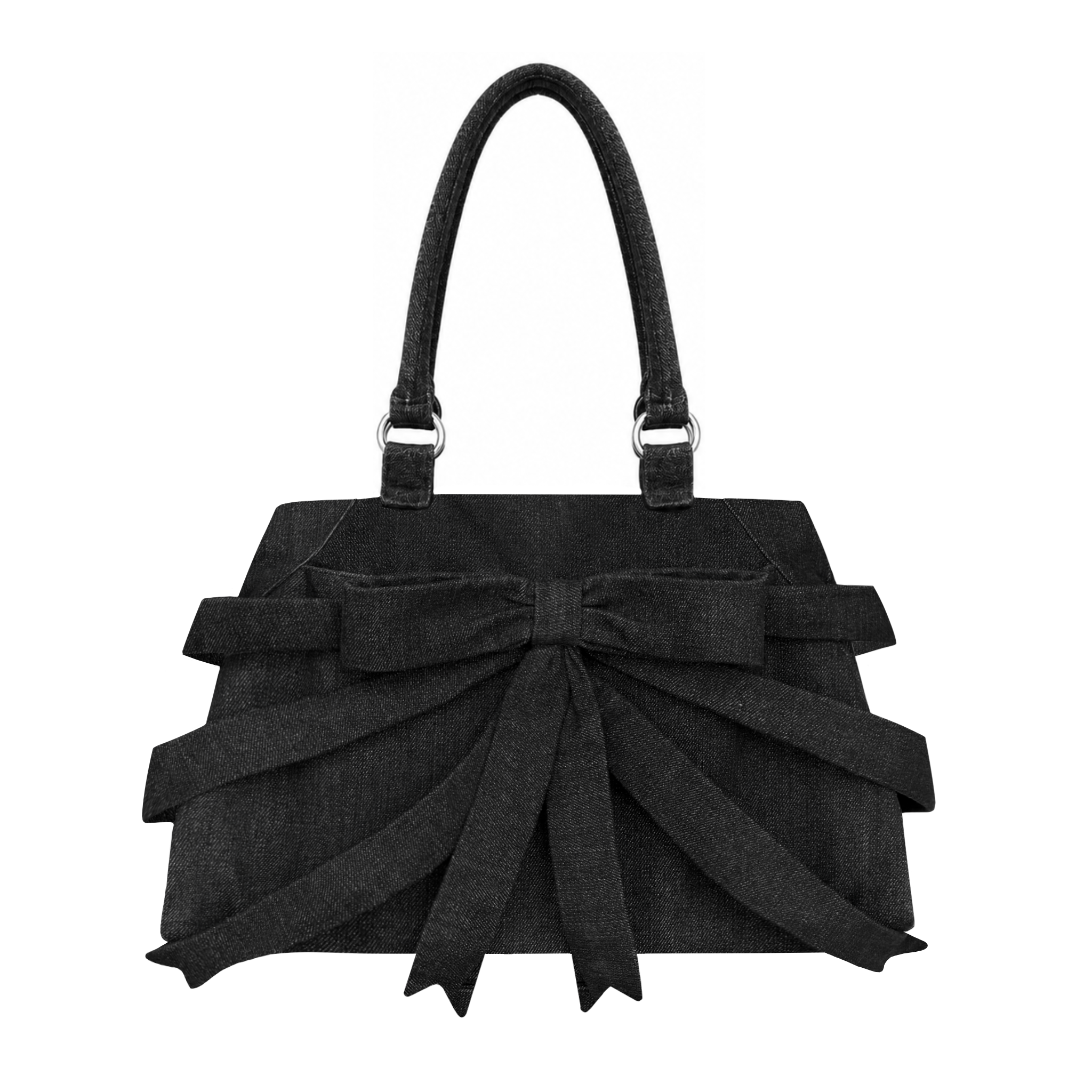 Bow Denim Bag