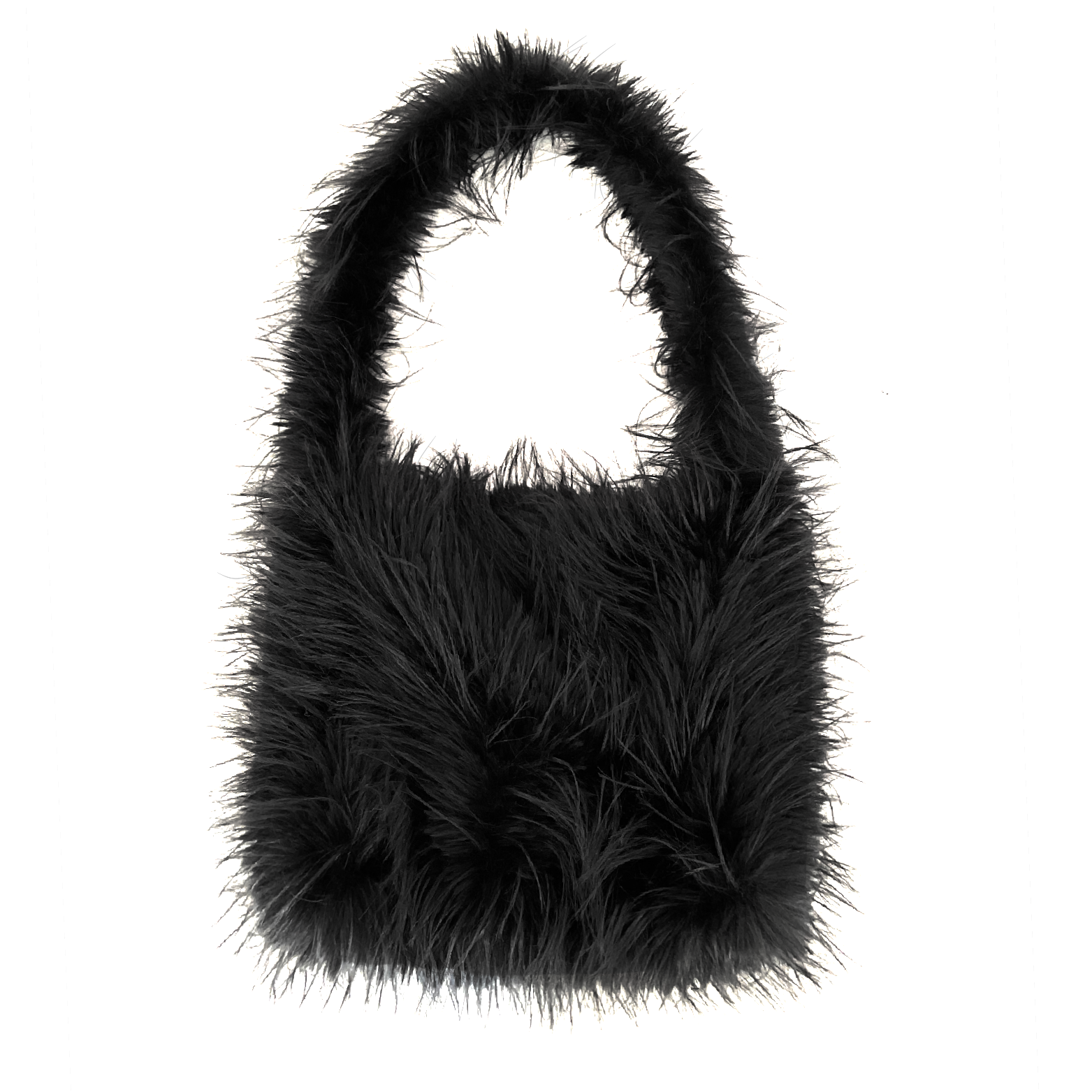 Black Fuzzy Bag – Lirika Matoshi