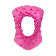 Pink corset with beads and hole