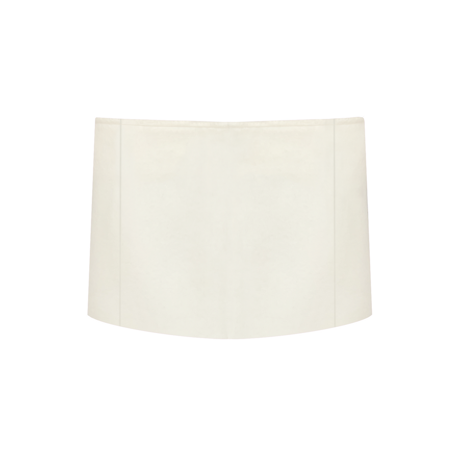 White wool skirt