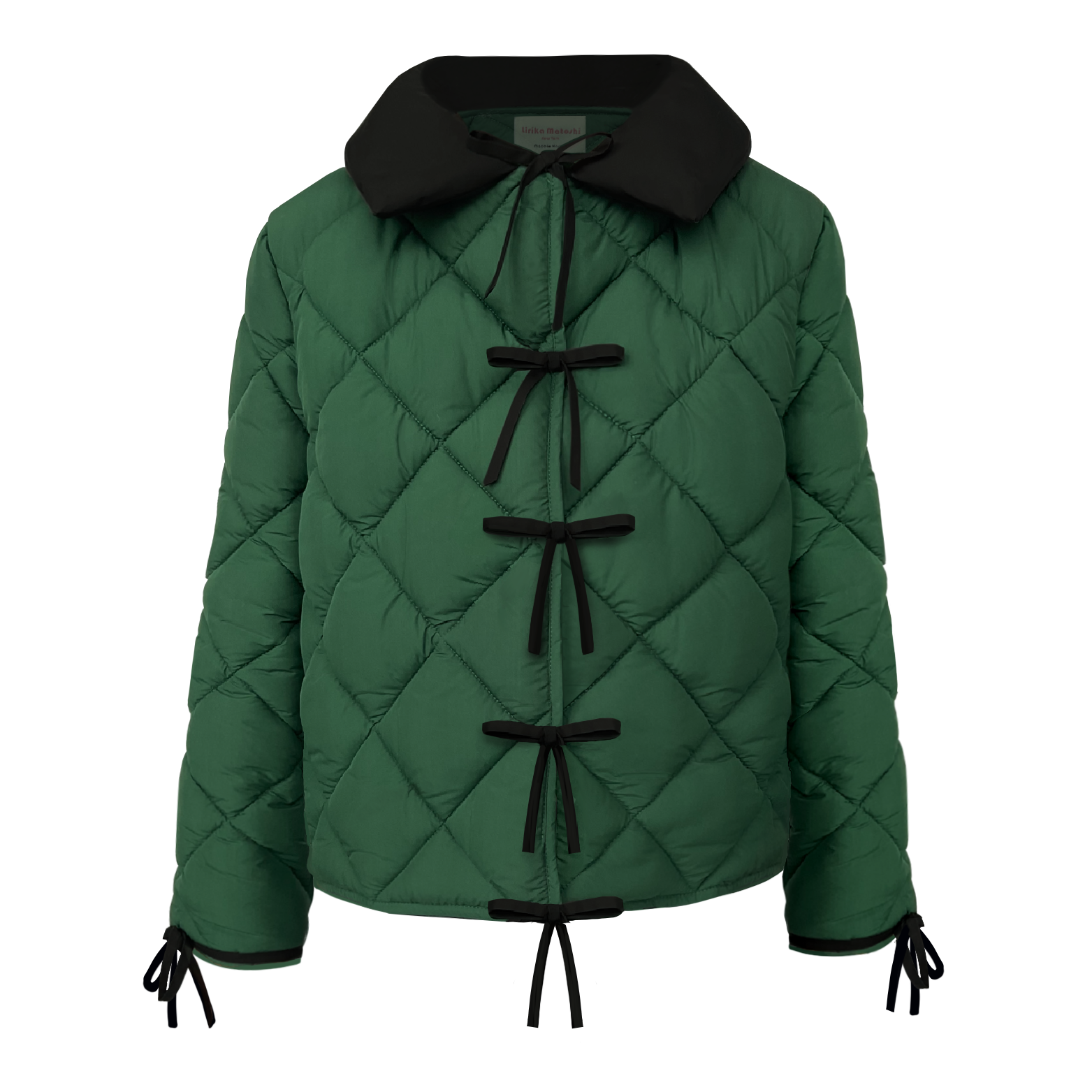 Green Puffer Jacket – Lirika Matoshi