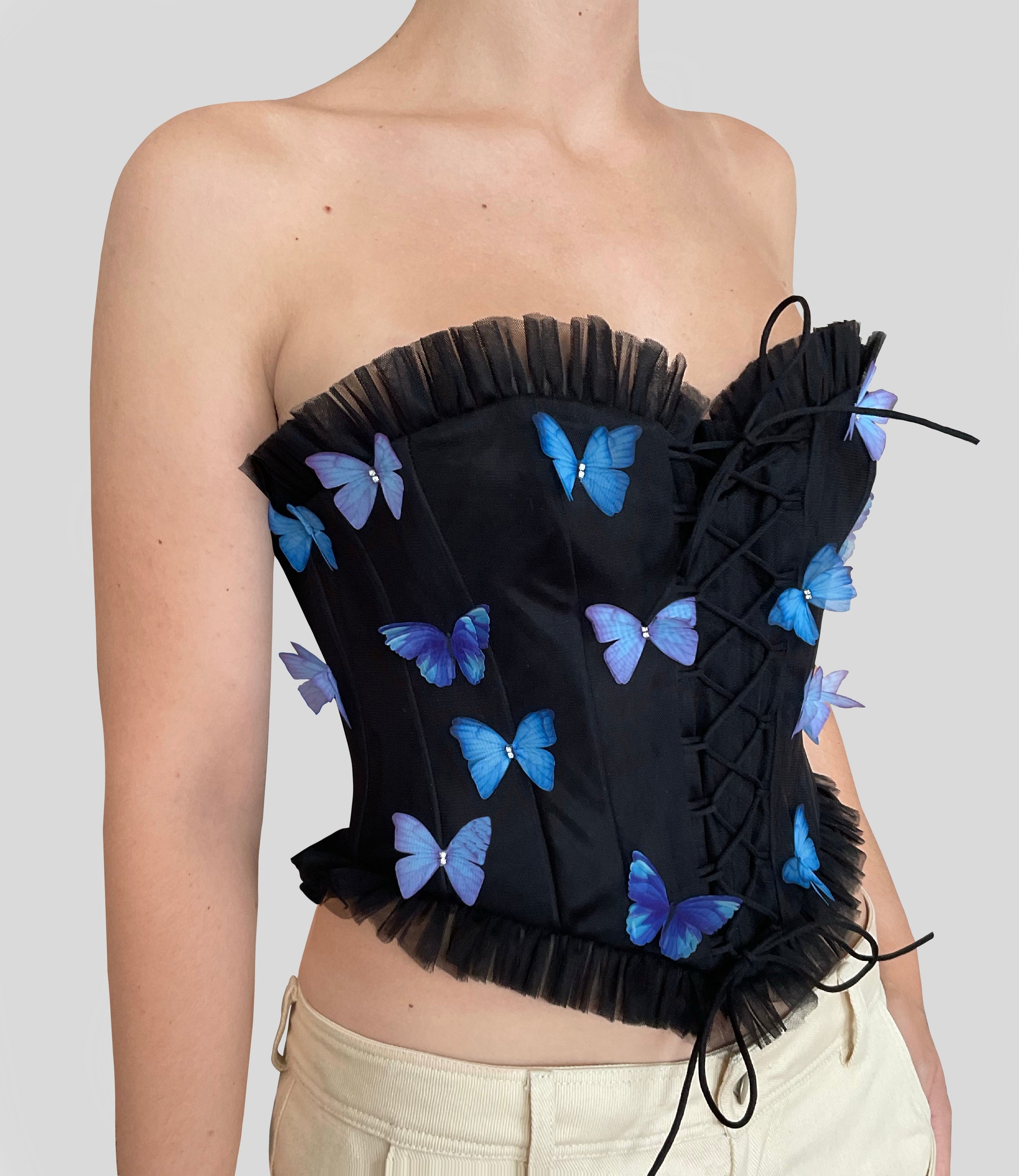 Green Butterfly Corset – Lirika Matoshi