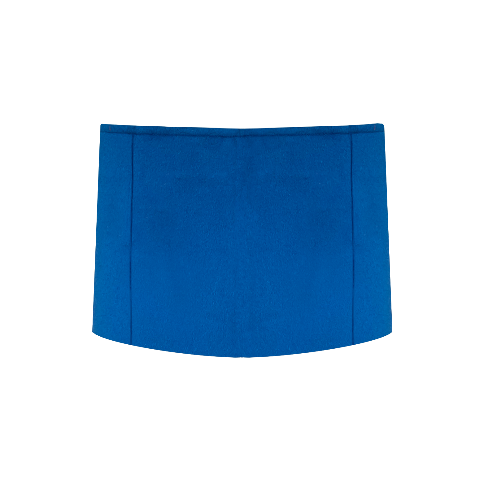 Blue wool skirt