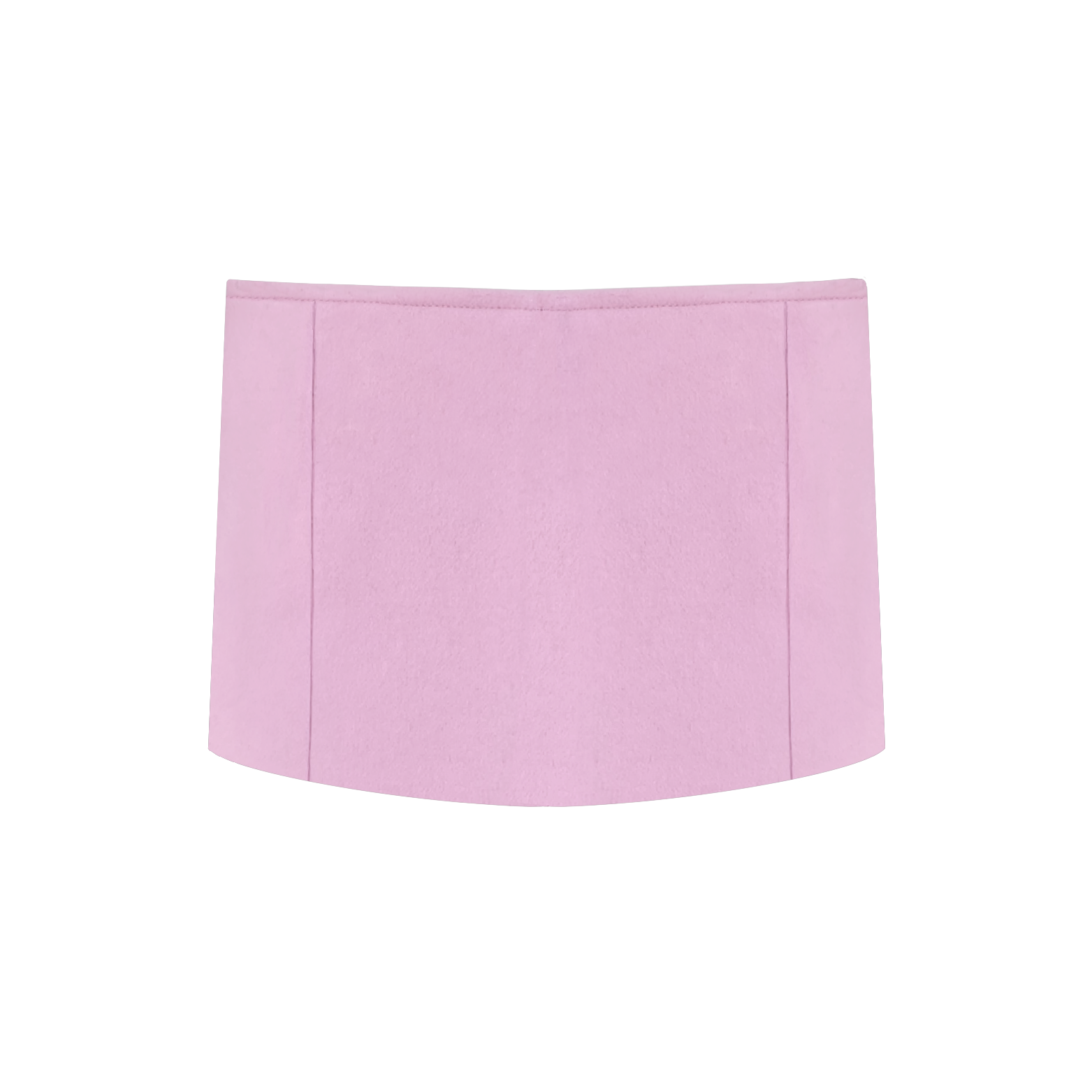 Pink wool skirt