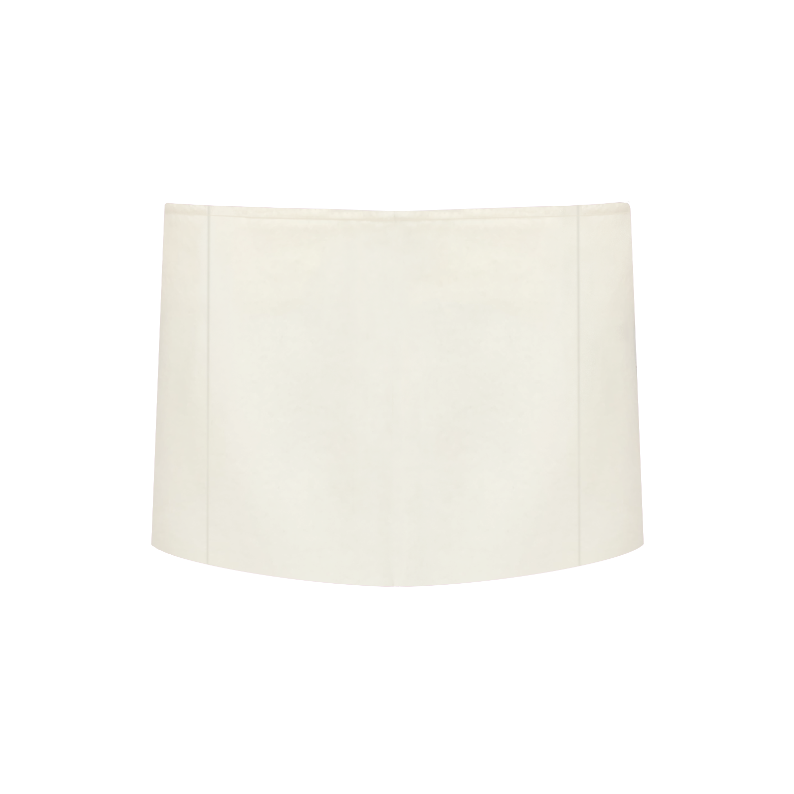White wool skirt