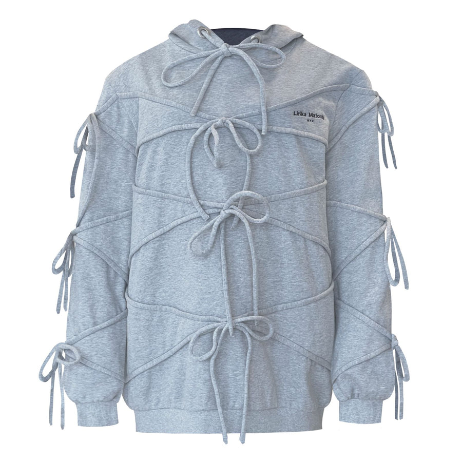 Grey Bows Sweatshirt