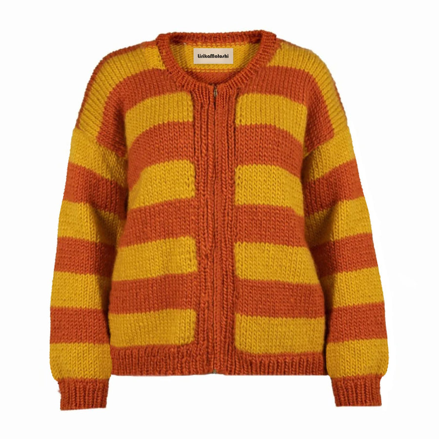 Stripe Sweater Orange