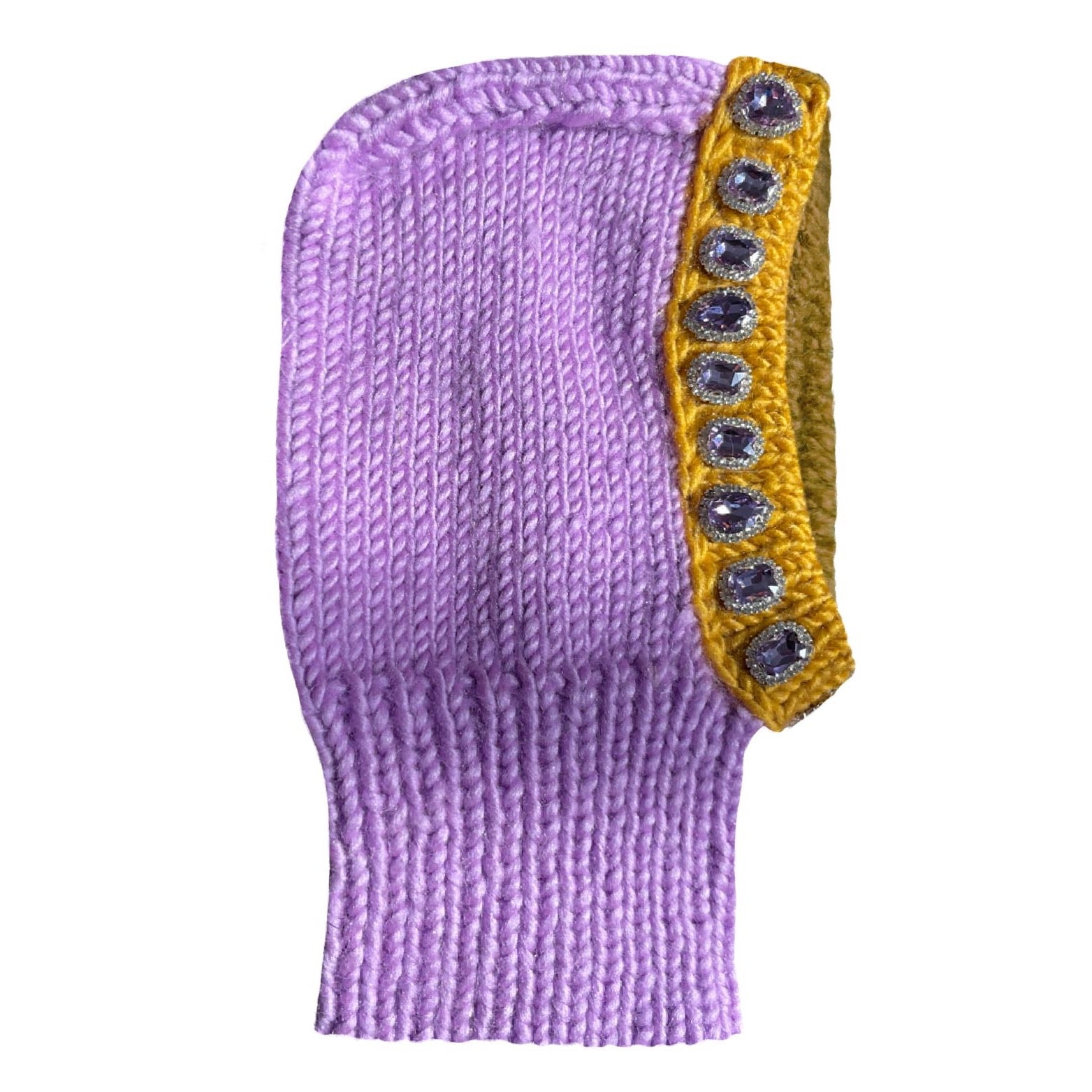 Crystal Hand Knitted Balaclava