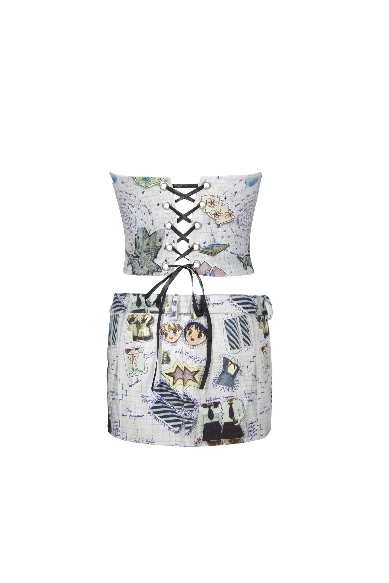 Journal Corset and Skirt