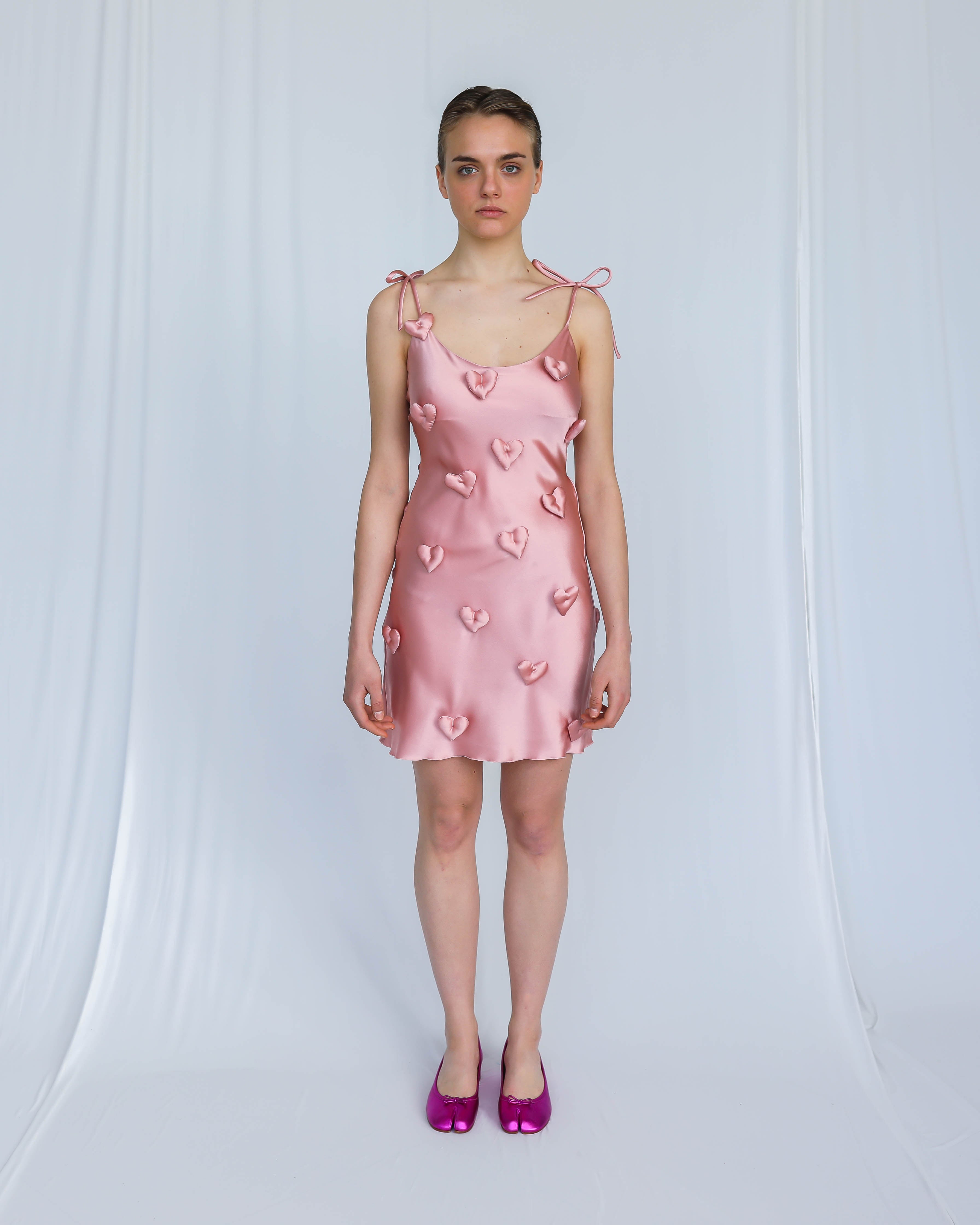 Heart Pillow Silk Dress