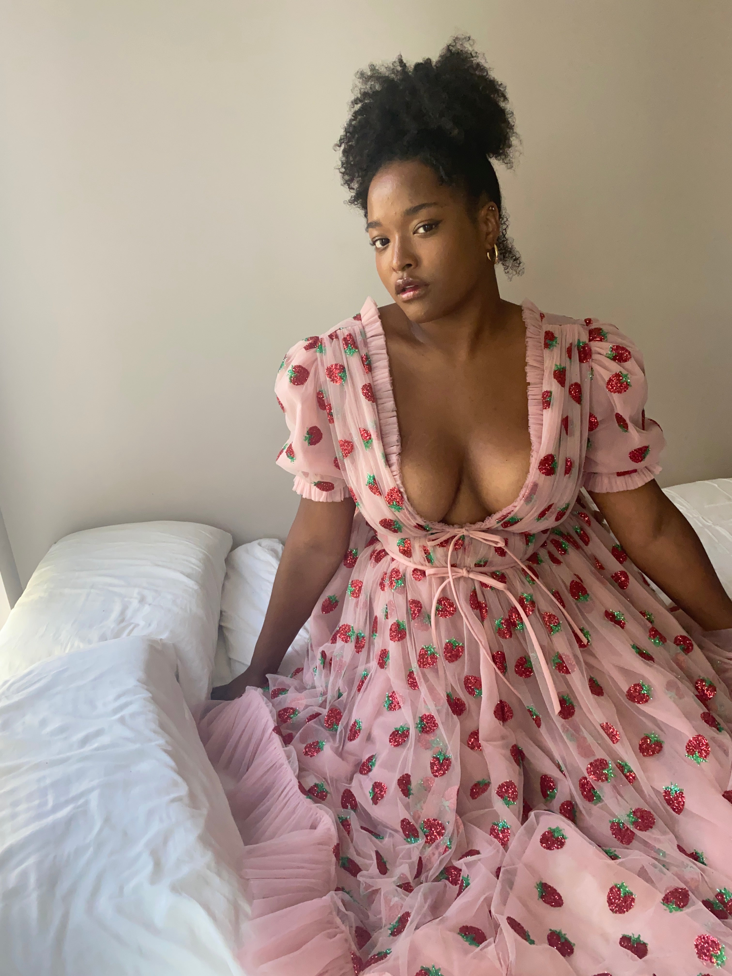 Strawberry Midi Dress