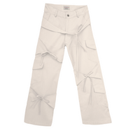 【BAON】Lakki Bijo Ribbon Cotton Cargo Pants BAON】Lakki Bijo Ribbon Cotton Cargo Pants ボトムス