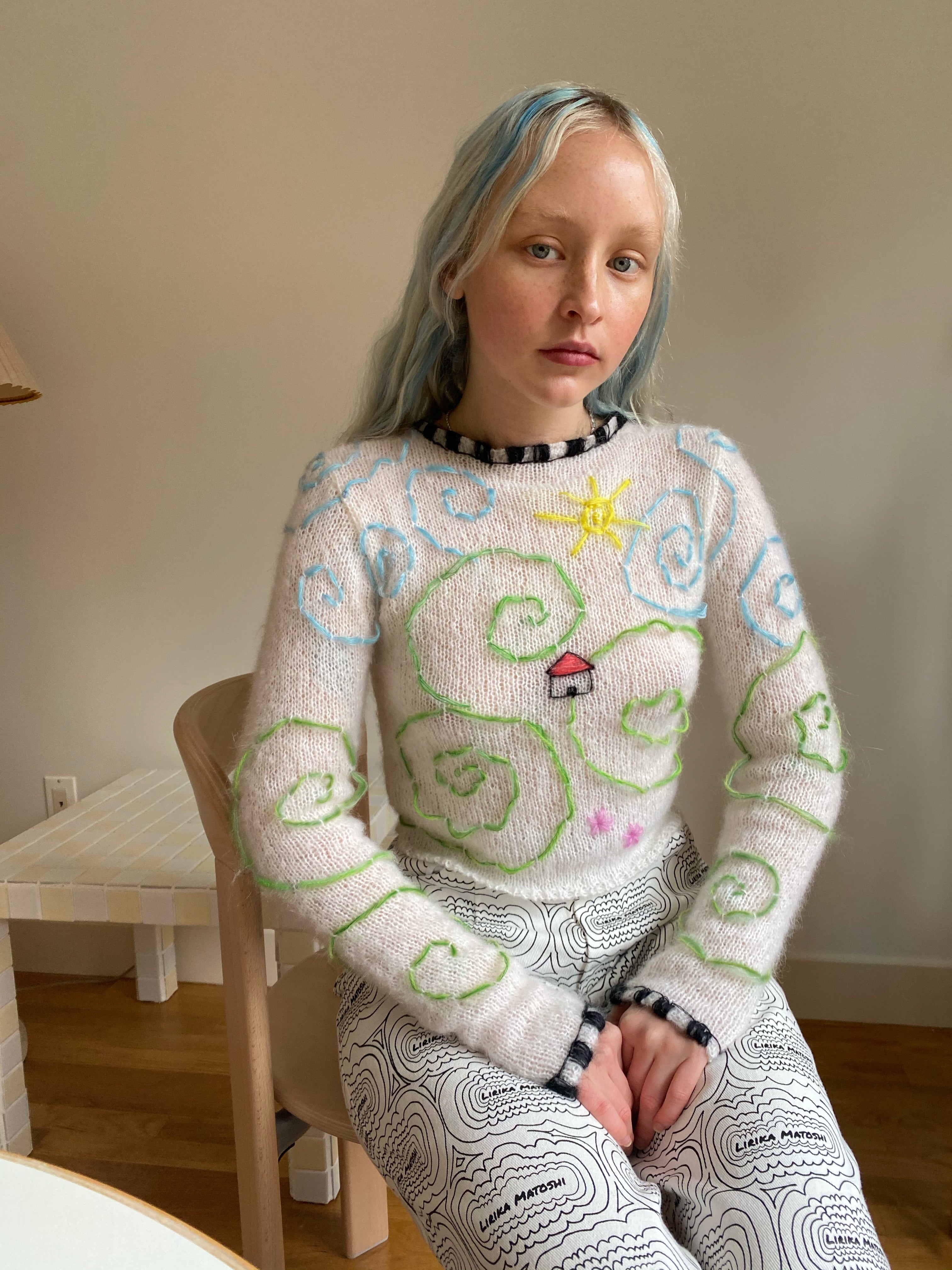 Landscape Mohair Sweater