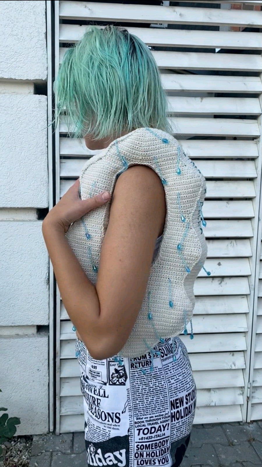 Cloud Bag by Buttonscarves