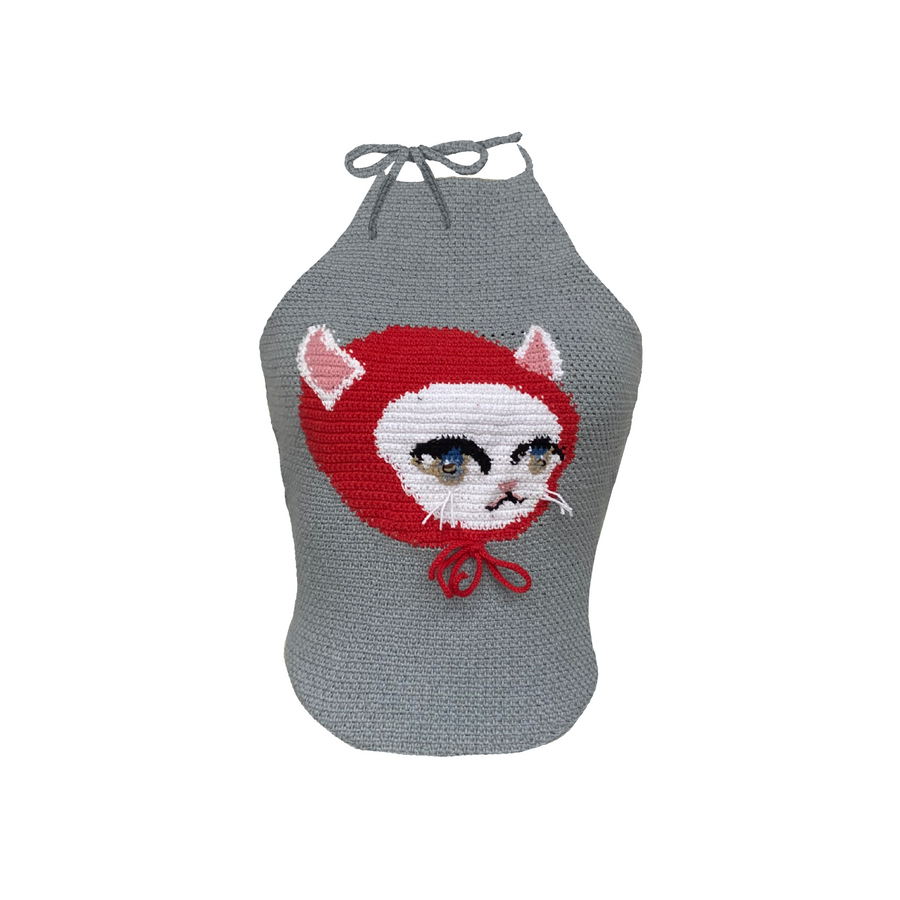 Kitty Crochet Top