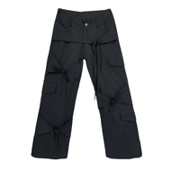 LAD MUSICIAN CARGO PANTS 22AW WOOL GABARDINE 2TUCK SLACKS 44
